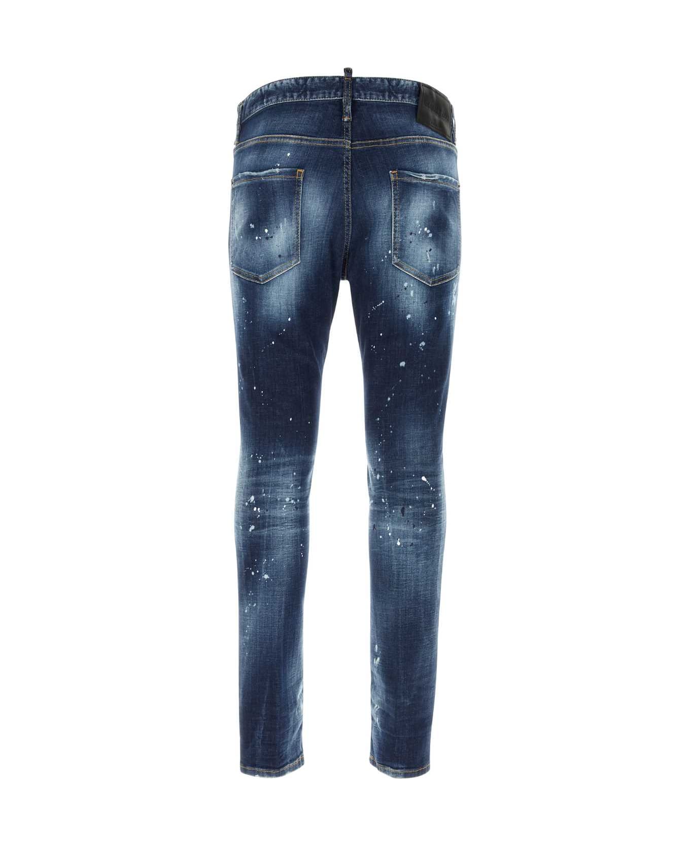 Dsquared2 Stretch Denim Cool Guy Jeans - NAVYBLUE