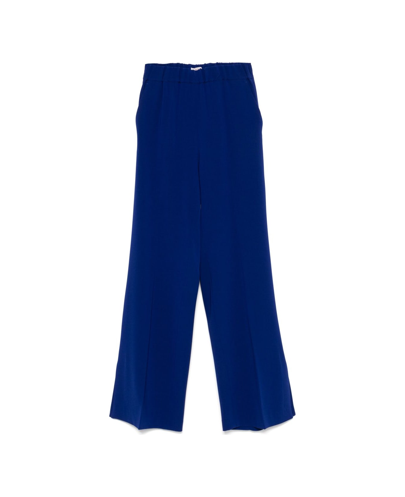 Alberto Biani Cady Elasticated Trousers - Blue