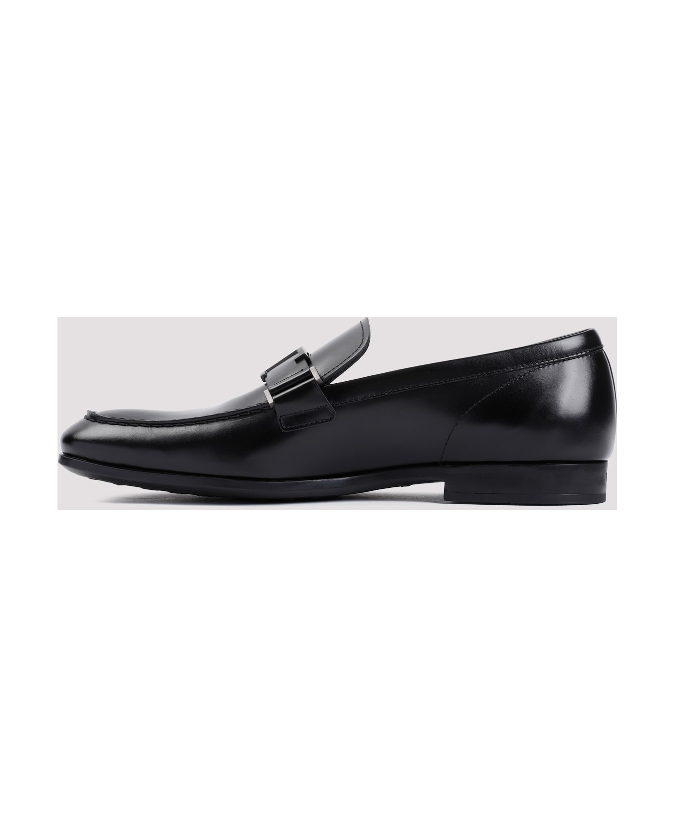 Tod's Leather Loafers - Nero