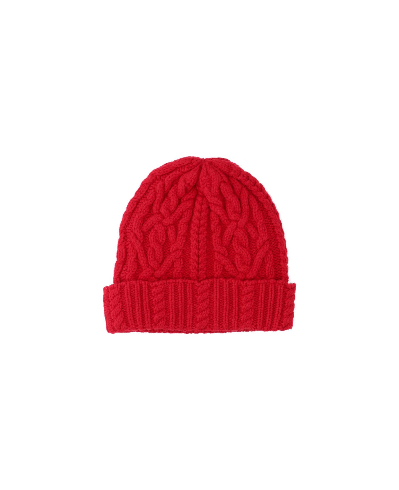 Aspesi Wool Beanie - Red
