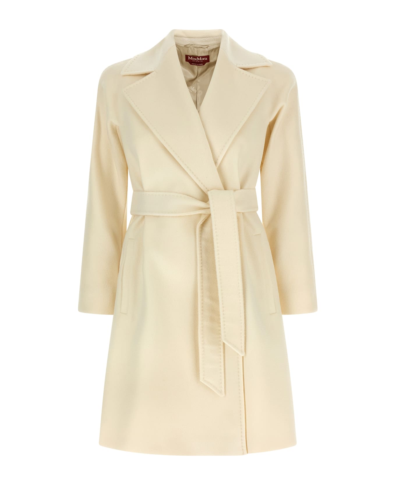 Max Mara Studio 
dravenna
 Coat - White