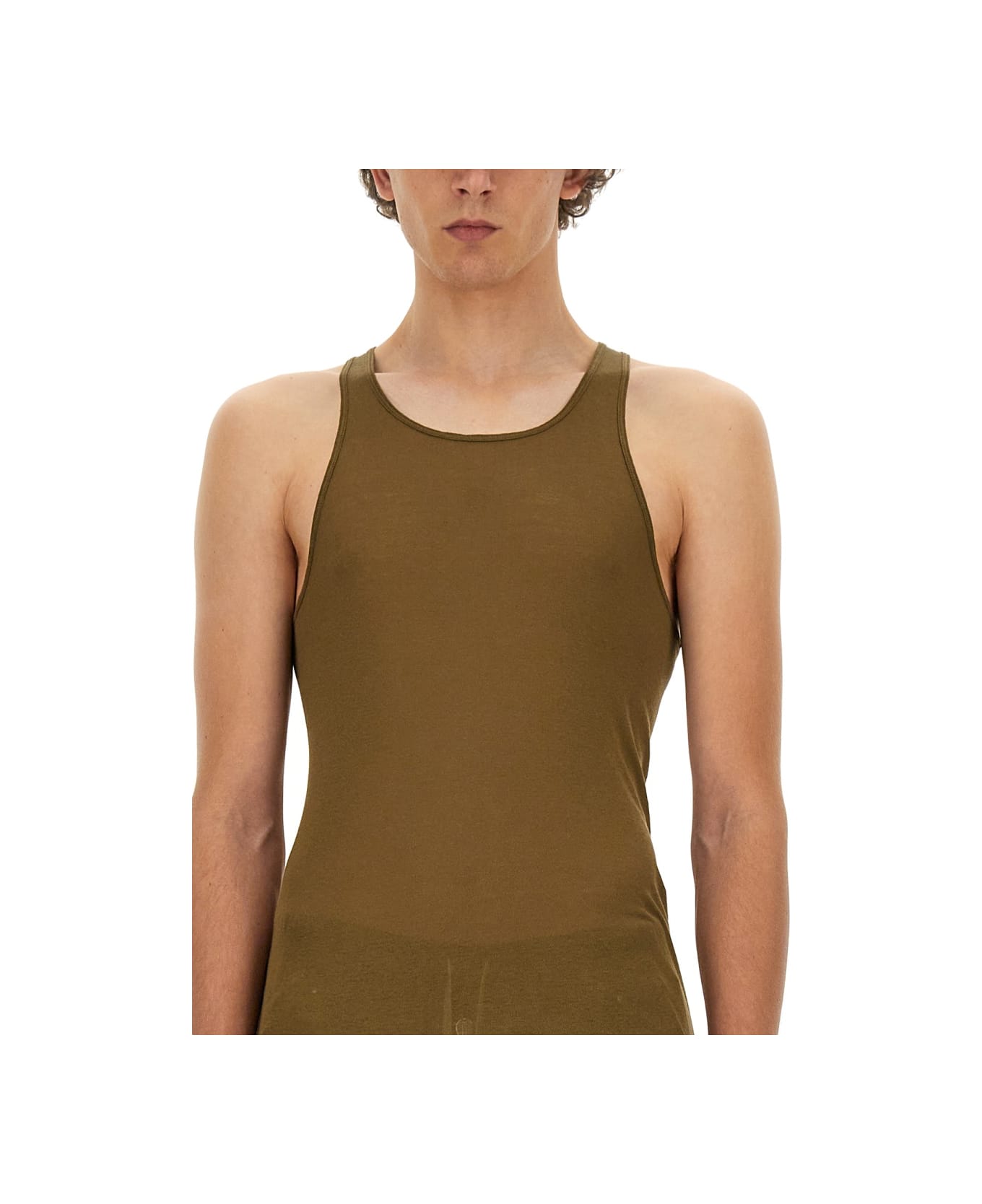 Rick Owens Tank Top - GREEN