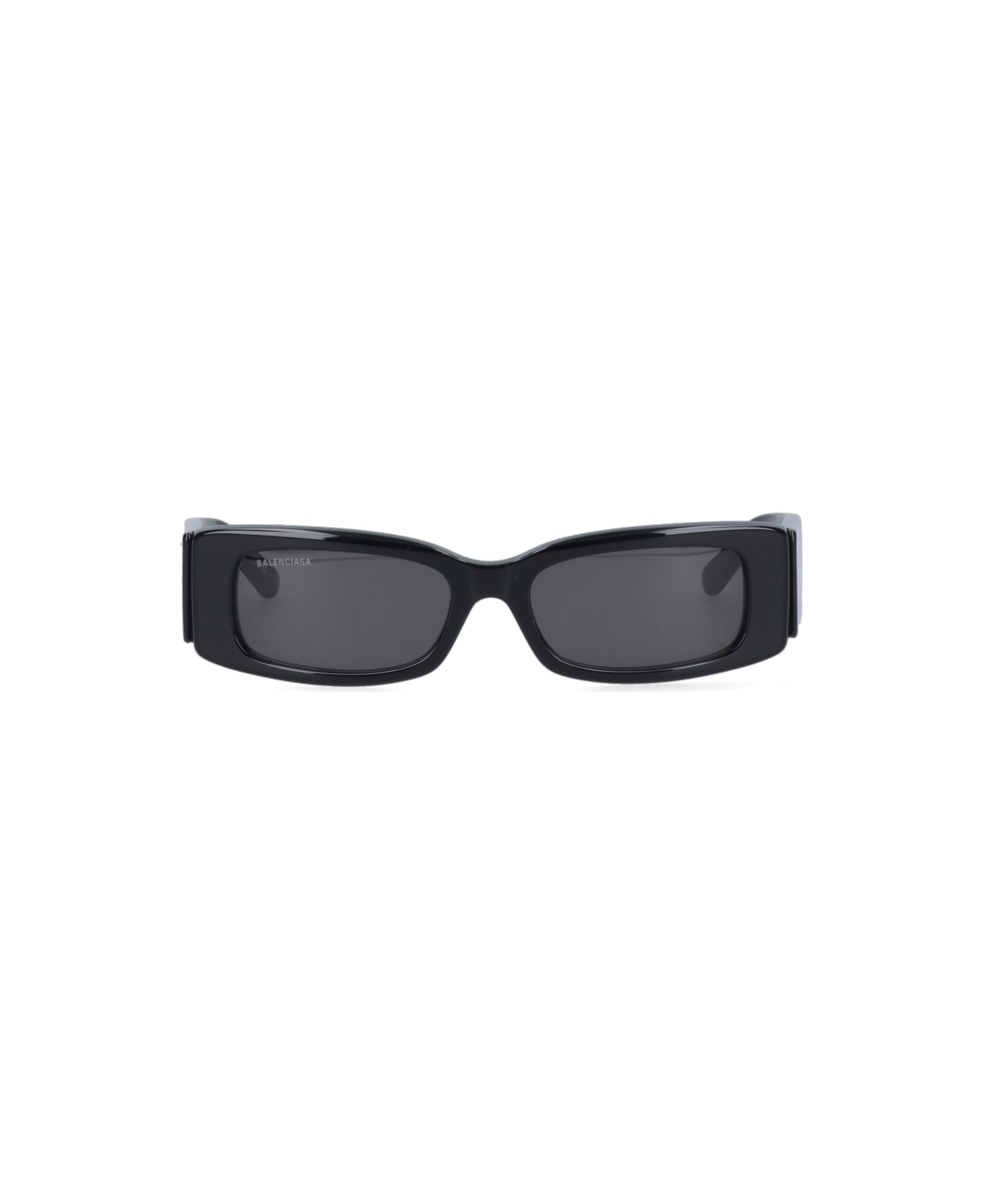 Balenciaga Eyewear Max Rectangle Sunglasses - Black サングラス
