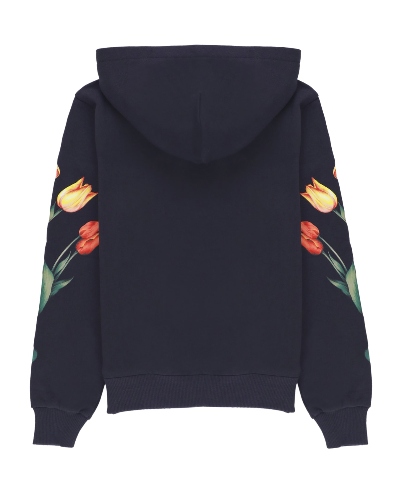 Dolce & Gabbana Hoodie With Logo - Blue