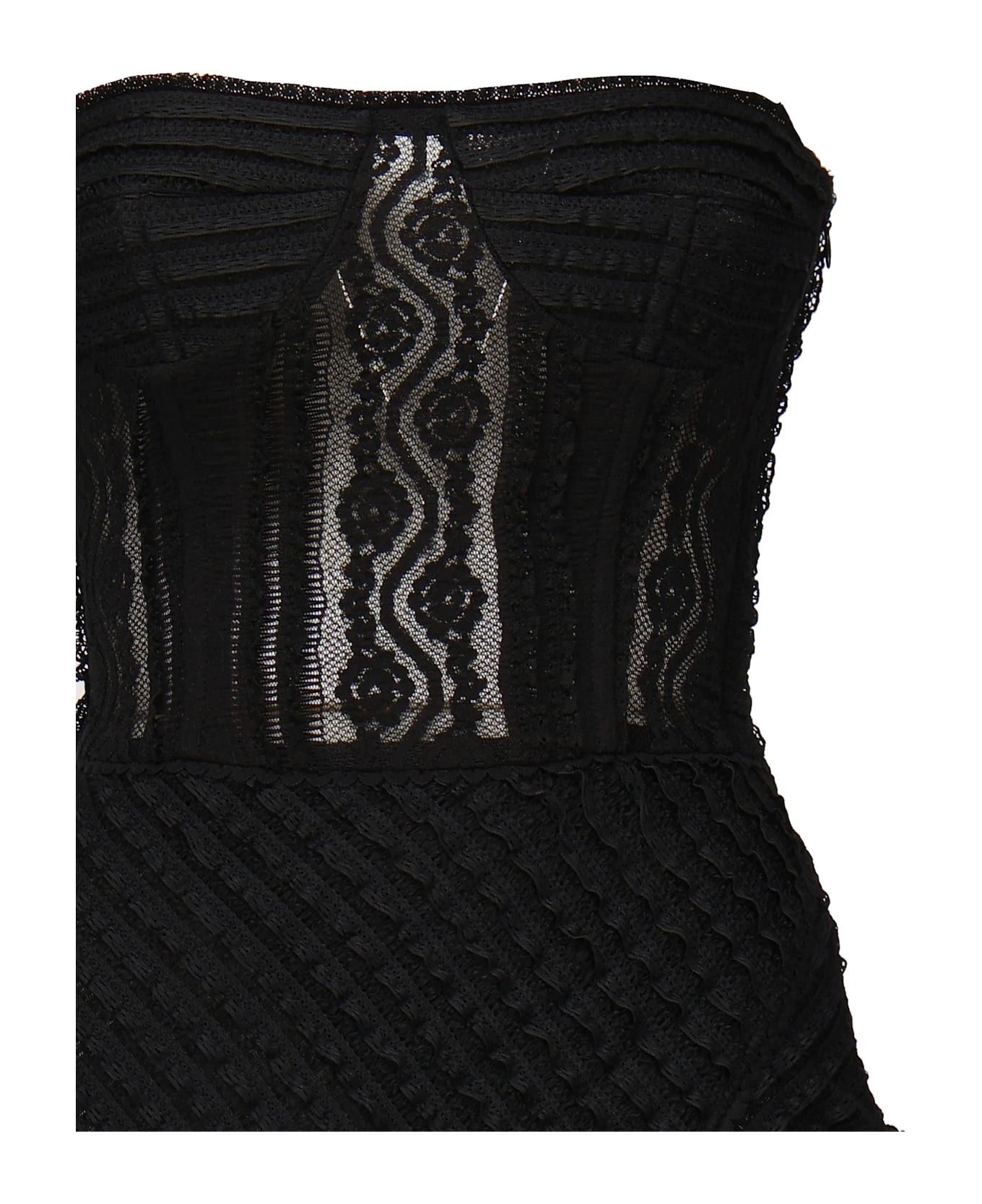 Charo Ruiz Fae Long Dress - Black
