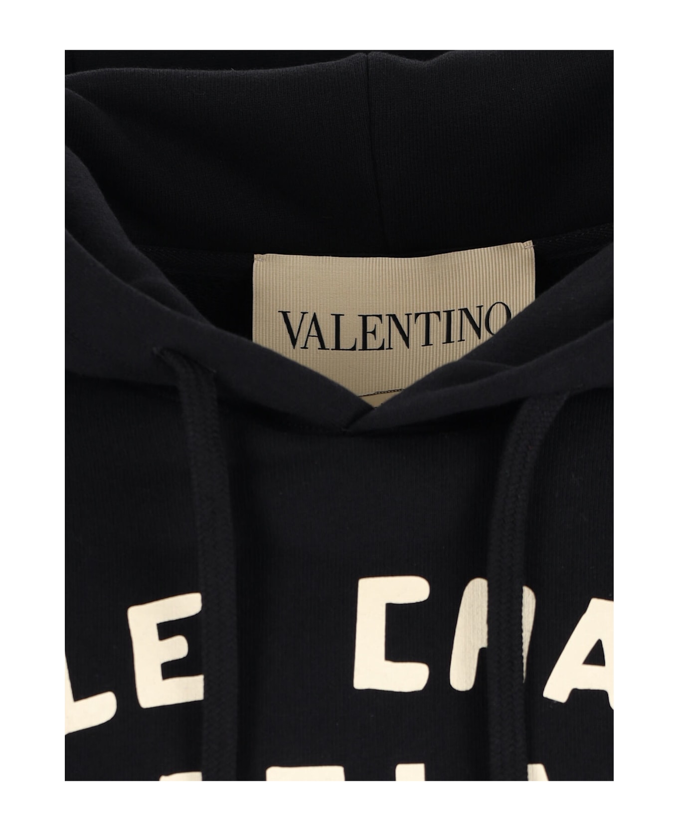 Valentino 'le Chat De La Maison' Hoodie - BLACK