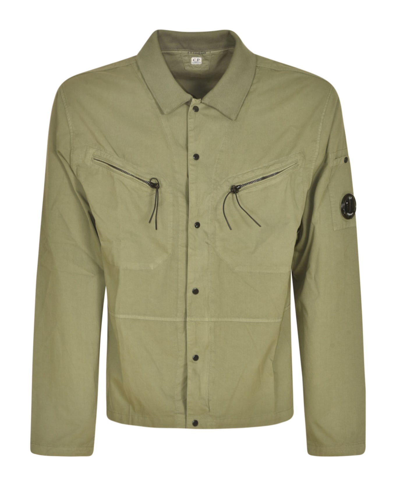 C.P. Company Classic Long-sleeved Shirt - Agave