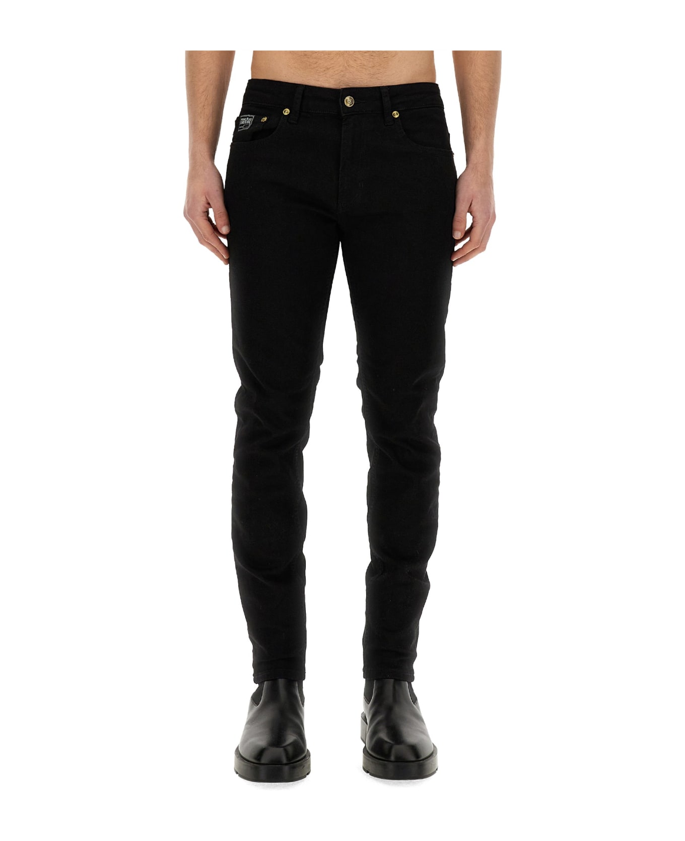 Versace Jeans Couture Slim Fit Jeans - NERO