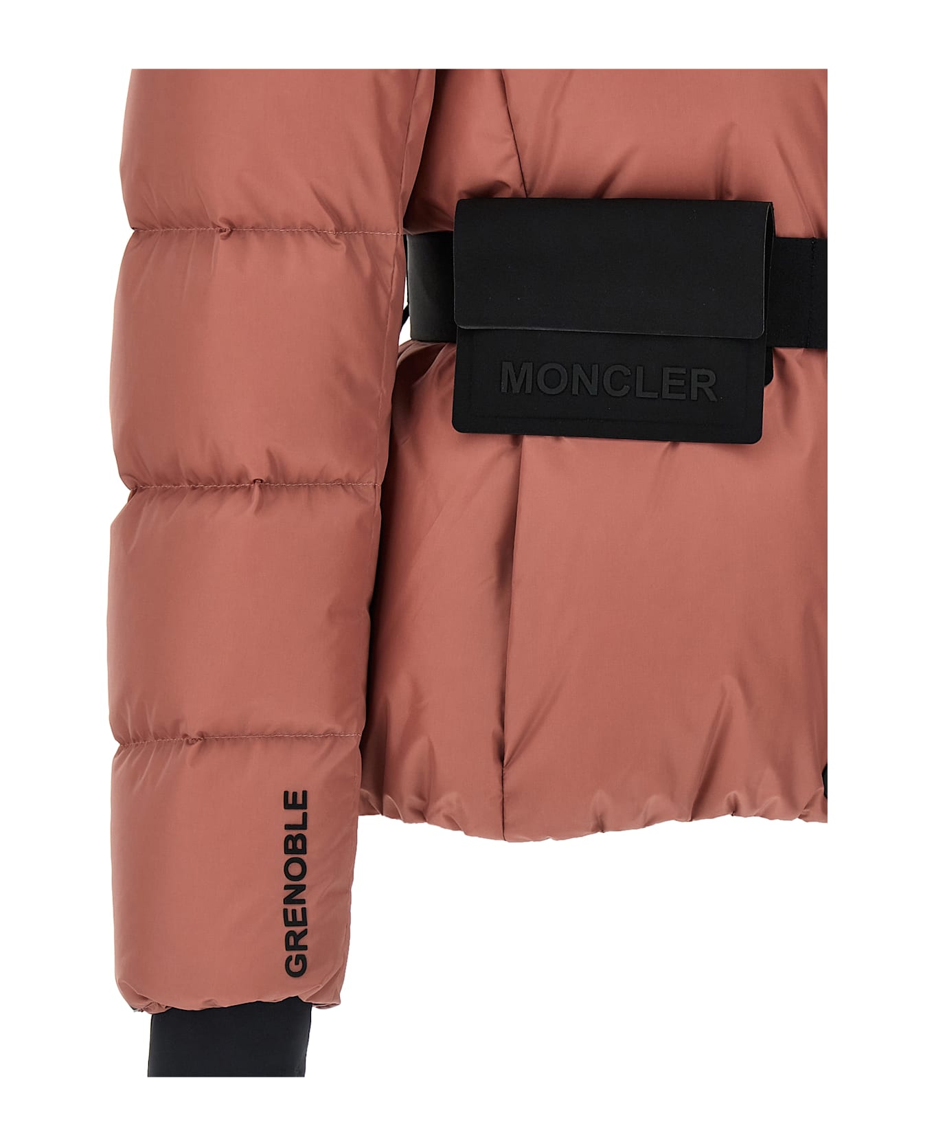 Moncler Grenoble 'bouquetin' Down Jacket - PINK