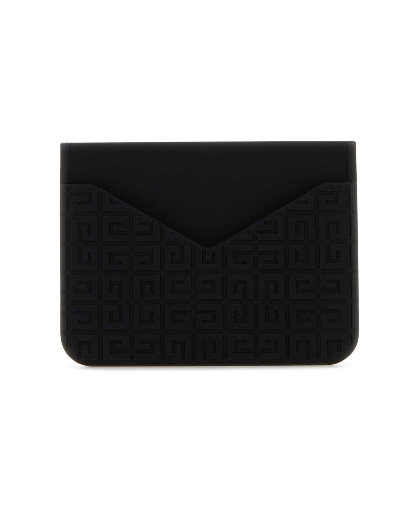 Givenchy 4g Logo Printed Card Holder - Black
