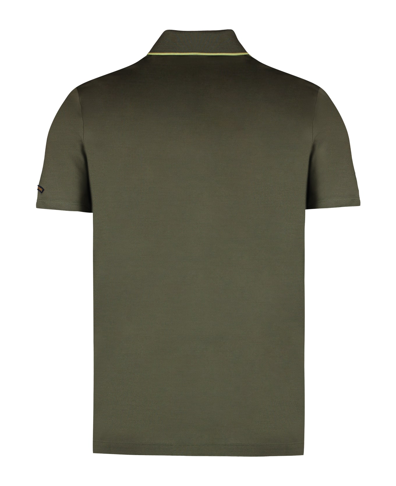Paul&Shark Short Sleeve Cotton Polo Shirt - green ポロシャツ