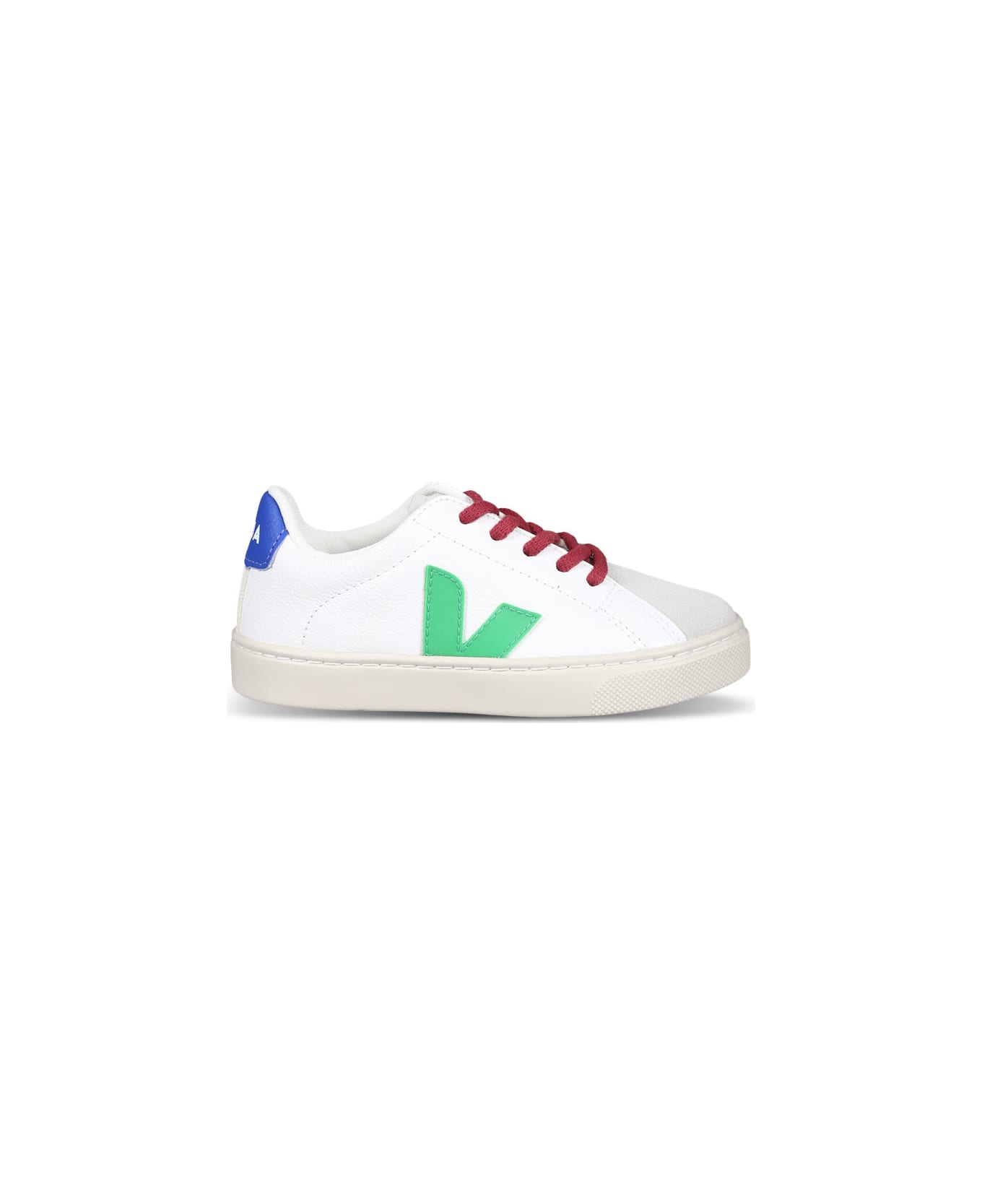 Veja White Sneakers For Kids With Logo - White