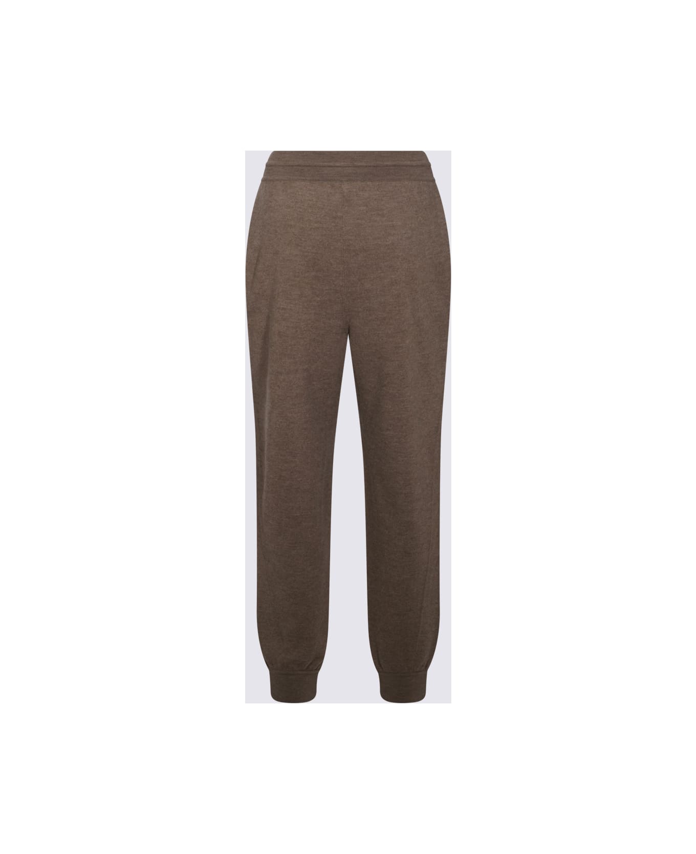 Loro Piana Brown Wool Pants - STEEL BROWN