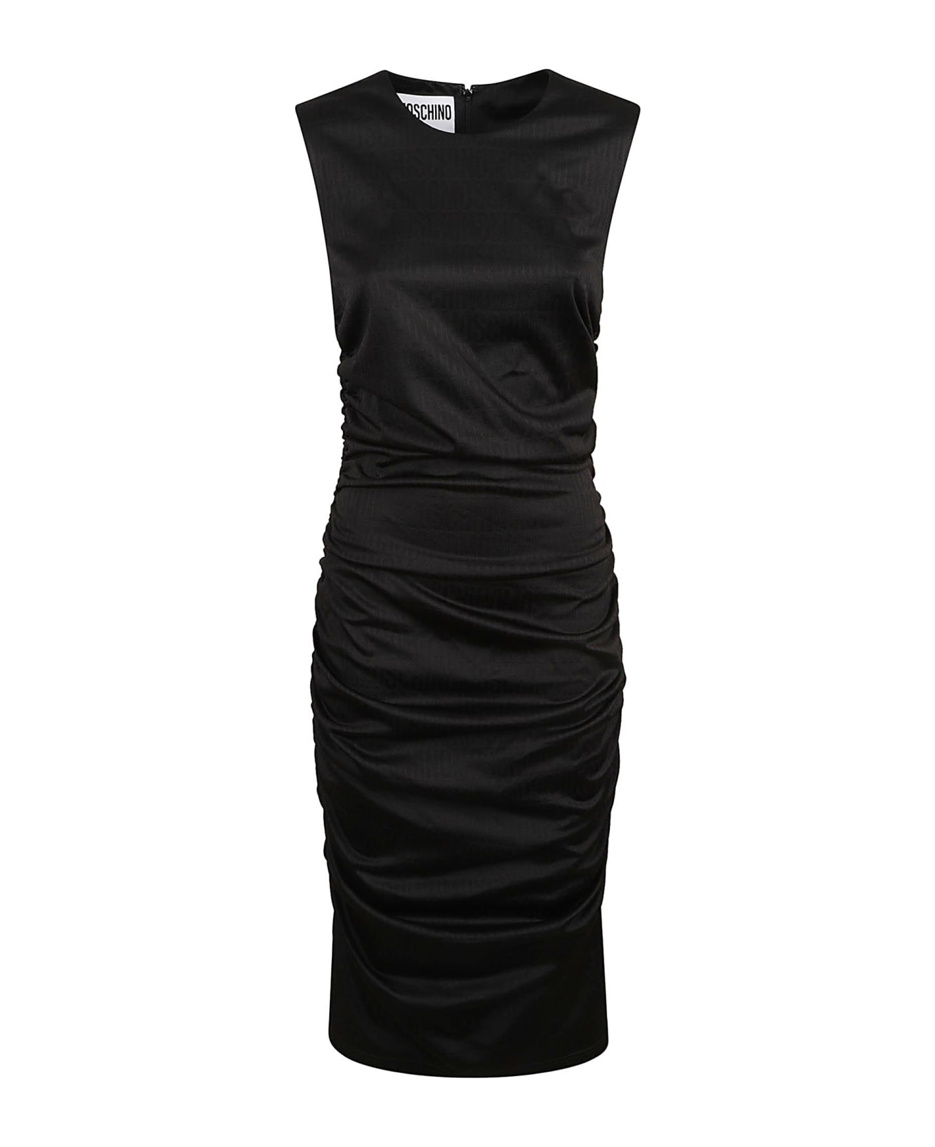 Moschino Sleeveless Fitted Dress - Black