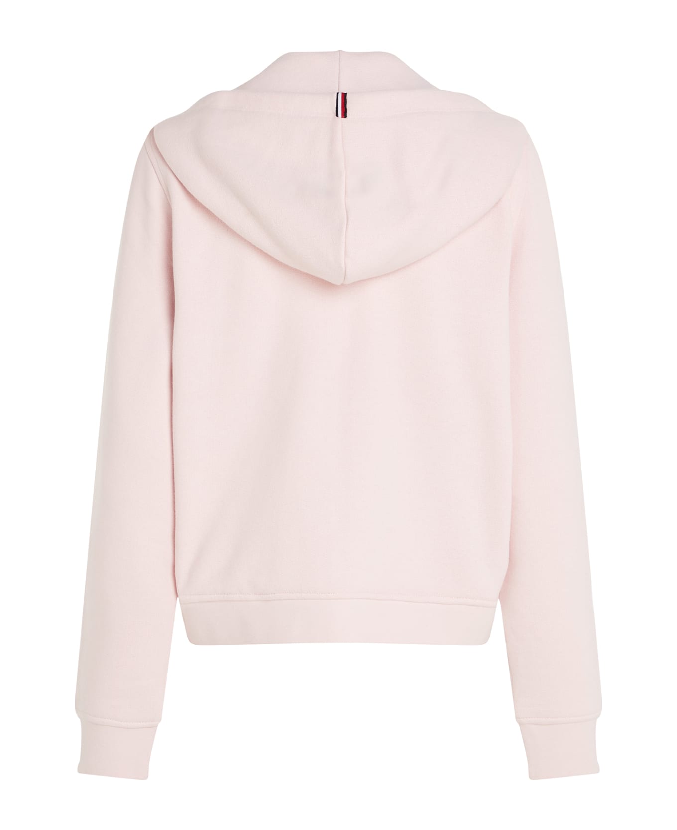 Tommy Hilfiger Pink Sweatshirt With Zip And Hood - WHIMSY PINK