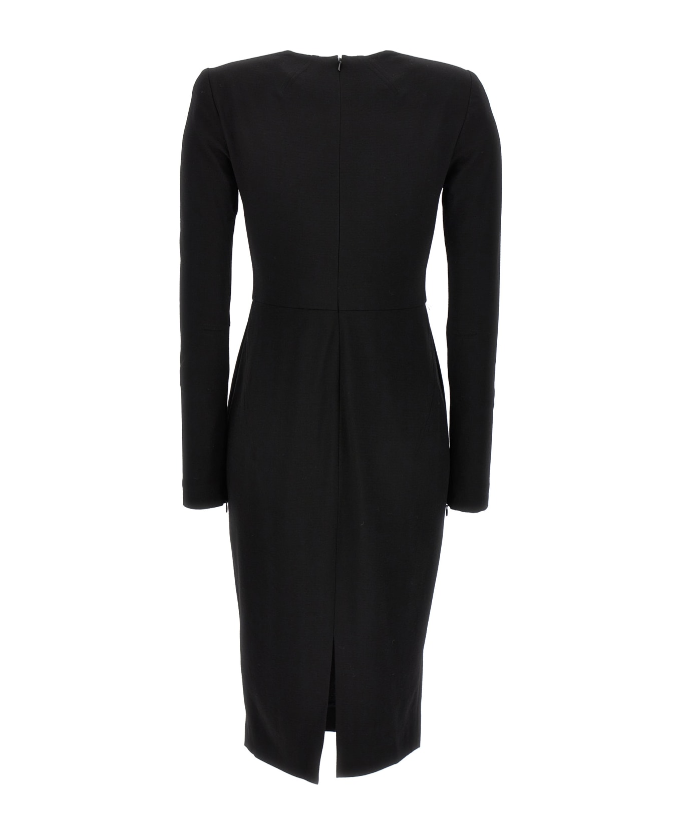 Victoria Beckham Midi Dress - Black  