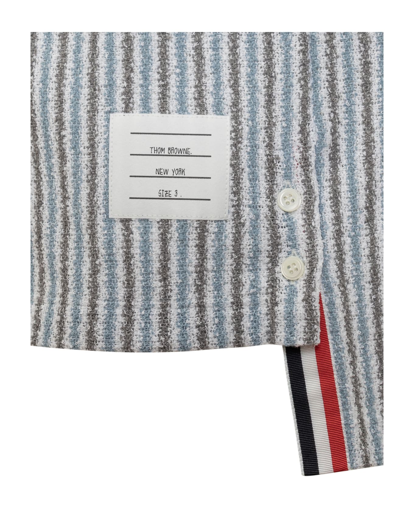 Thom Browne Rwb Striped Shirt - SEASONAL MULTI
