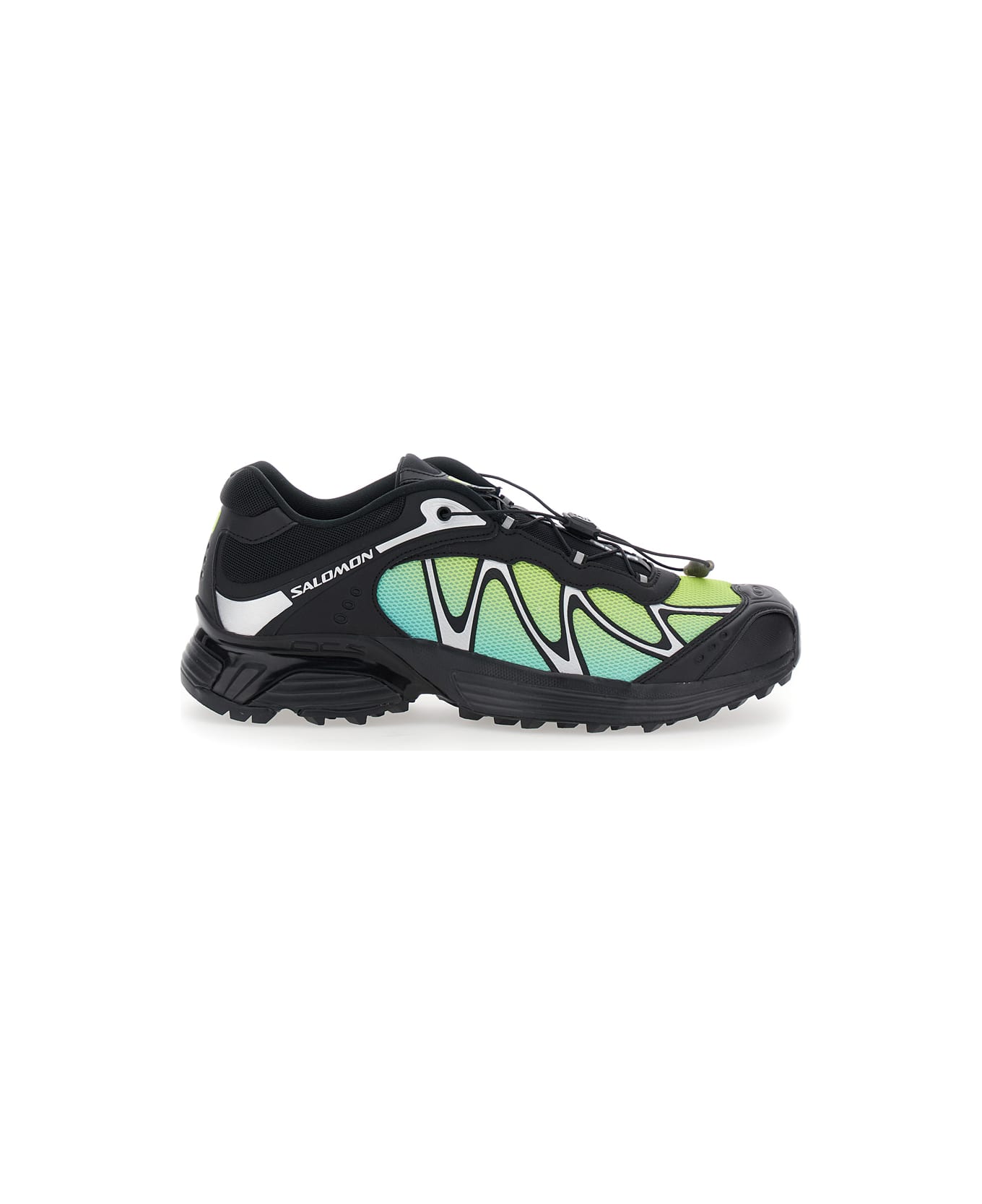 Salomon 
xt-whisper
 Black Sneakers With Printed Logo On The Side And Drawstring Closure In Fabric Unisex - Black
