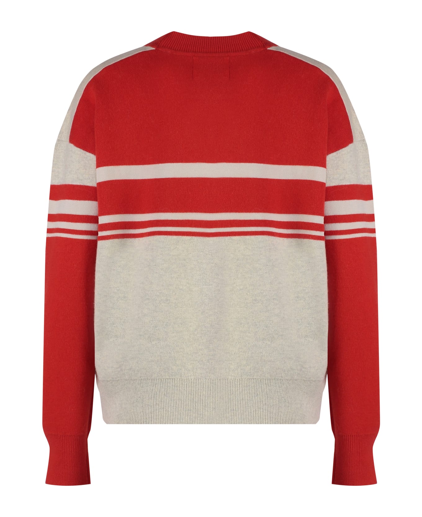 Marant Étoile Callie Cotton Blend Crew-neck Sweater - red