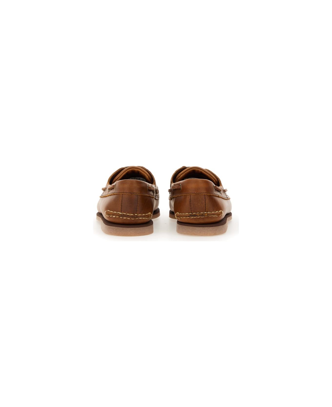 Timberland Leather Boat Moccasin - BROWN