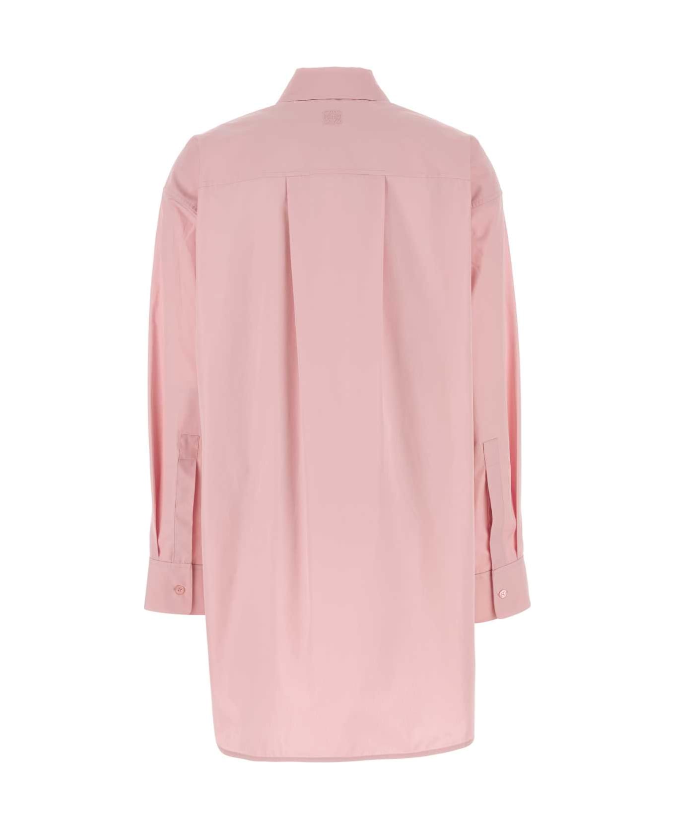 Loewe Pink Poplin Oversize Shirt - PINK