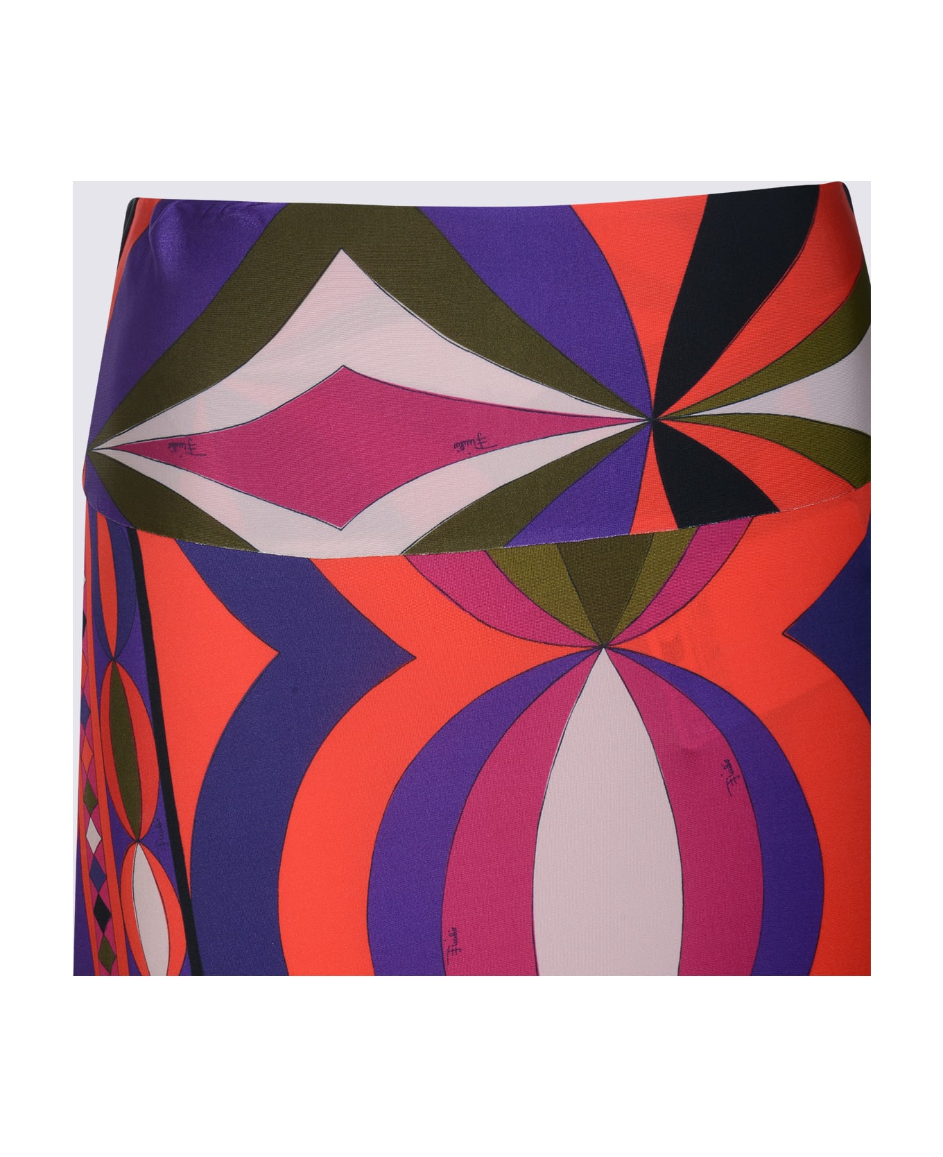 Pucci Multicolor Silk Maxi Skirt - MultiColour
