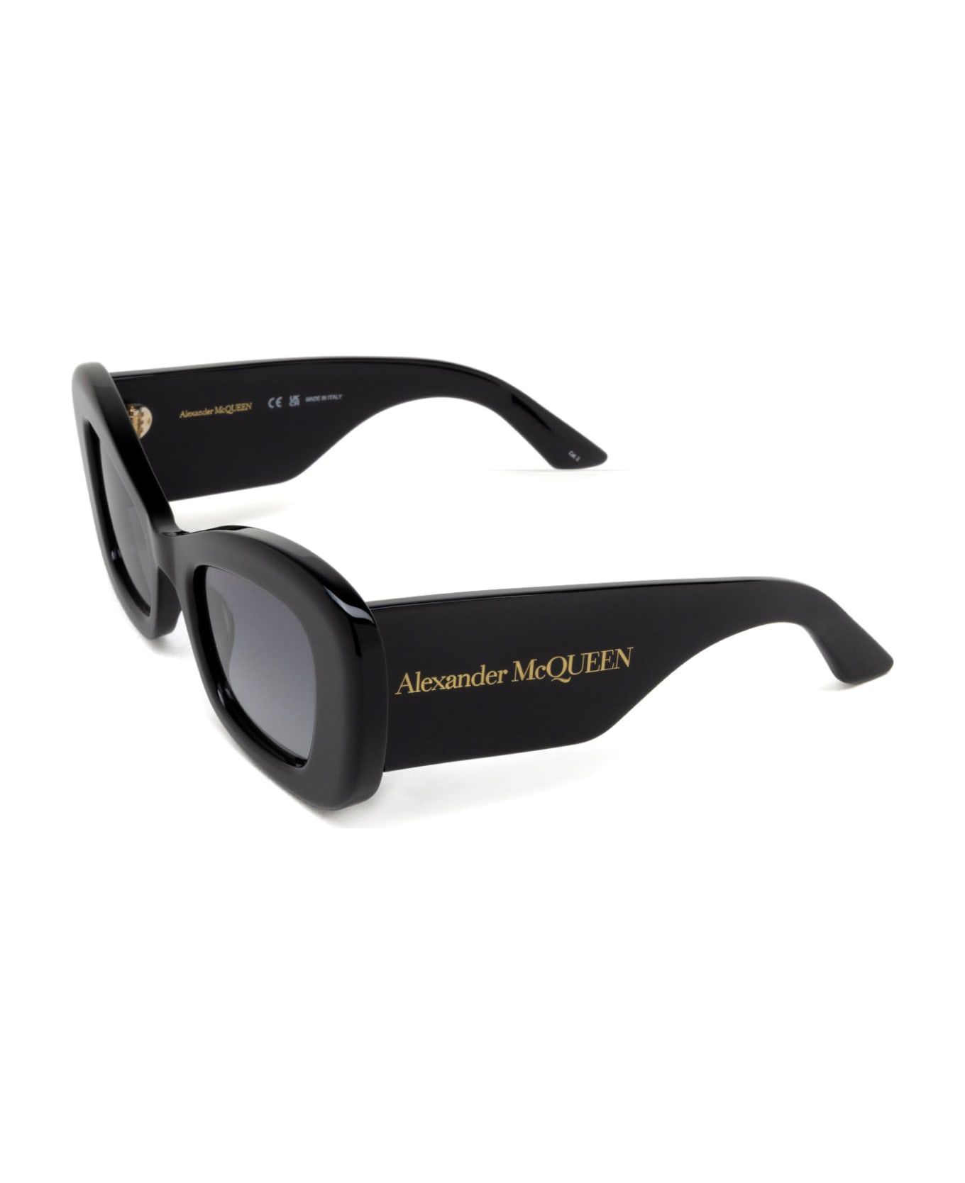 Alexander McQueen Eyewear Am0434s Black Sunglasses - Black