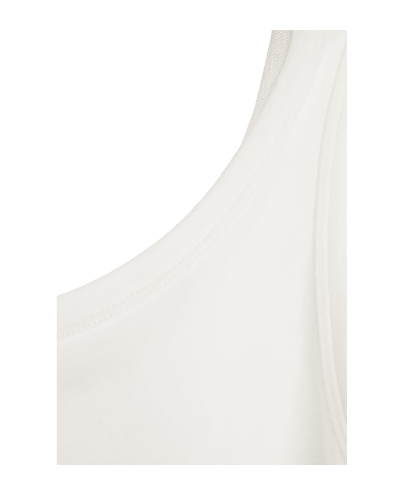 The Row White Cotton Top - WHITE