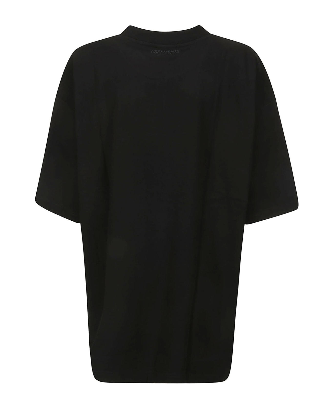 VETEMENTS Limited Edition Logo T-shirt - BLACK / YELLOW Tシャツ