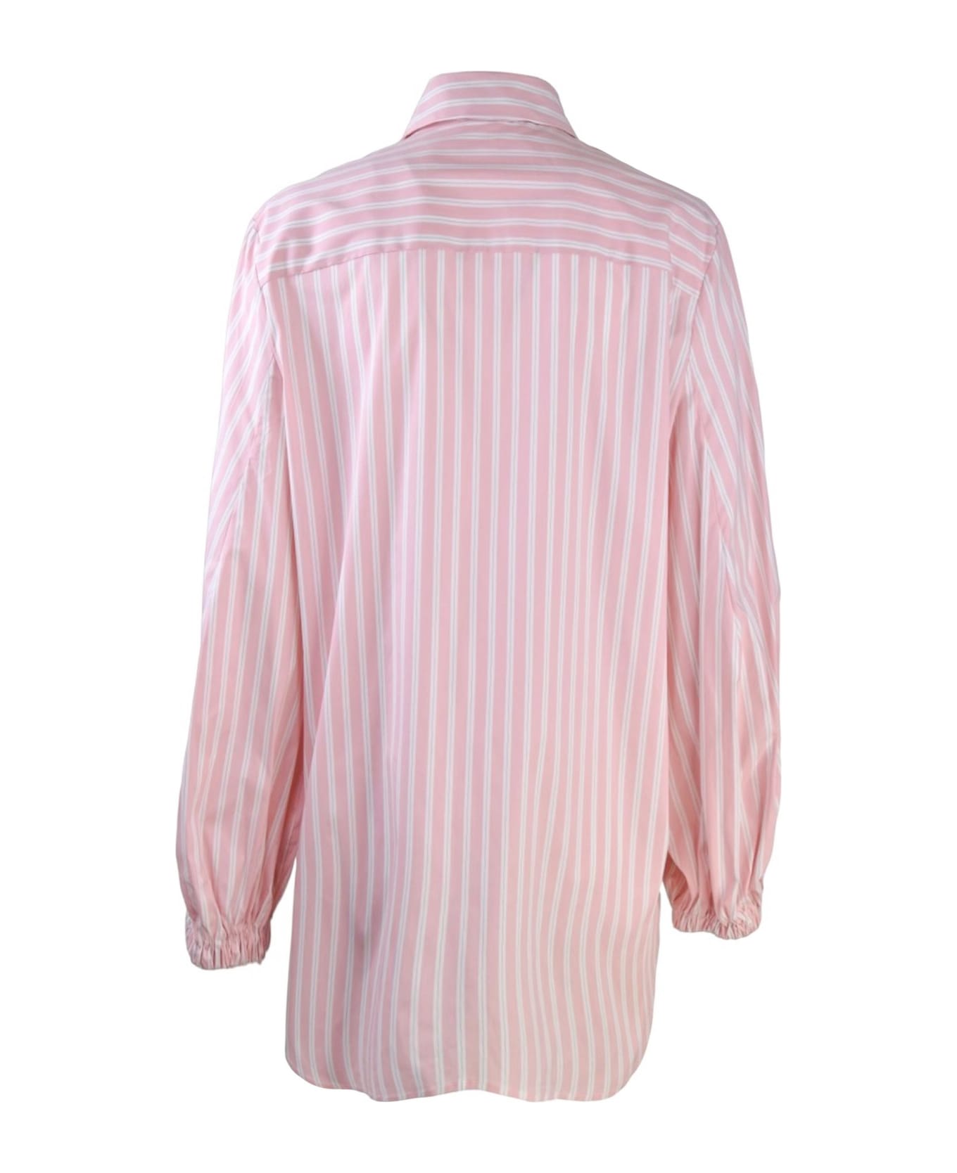 SEMICOUTURE Striped Cotton Shirt - Pink