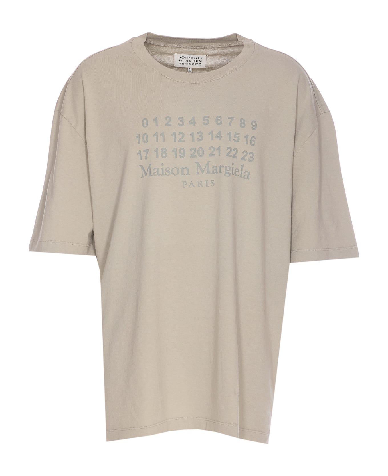 Maison Margiela Numeric Logo T-shirt - Grey