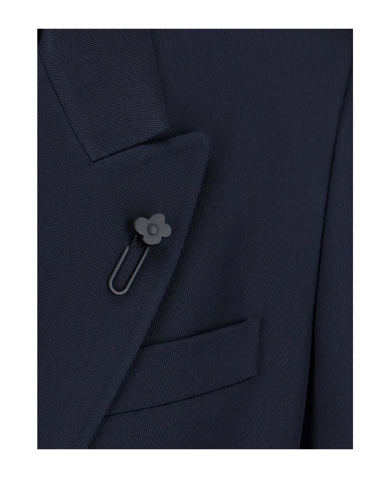 Lardini Double-breasted Blazer - Blue