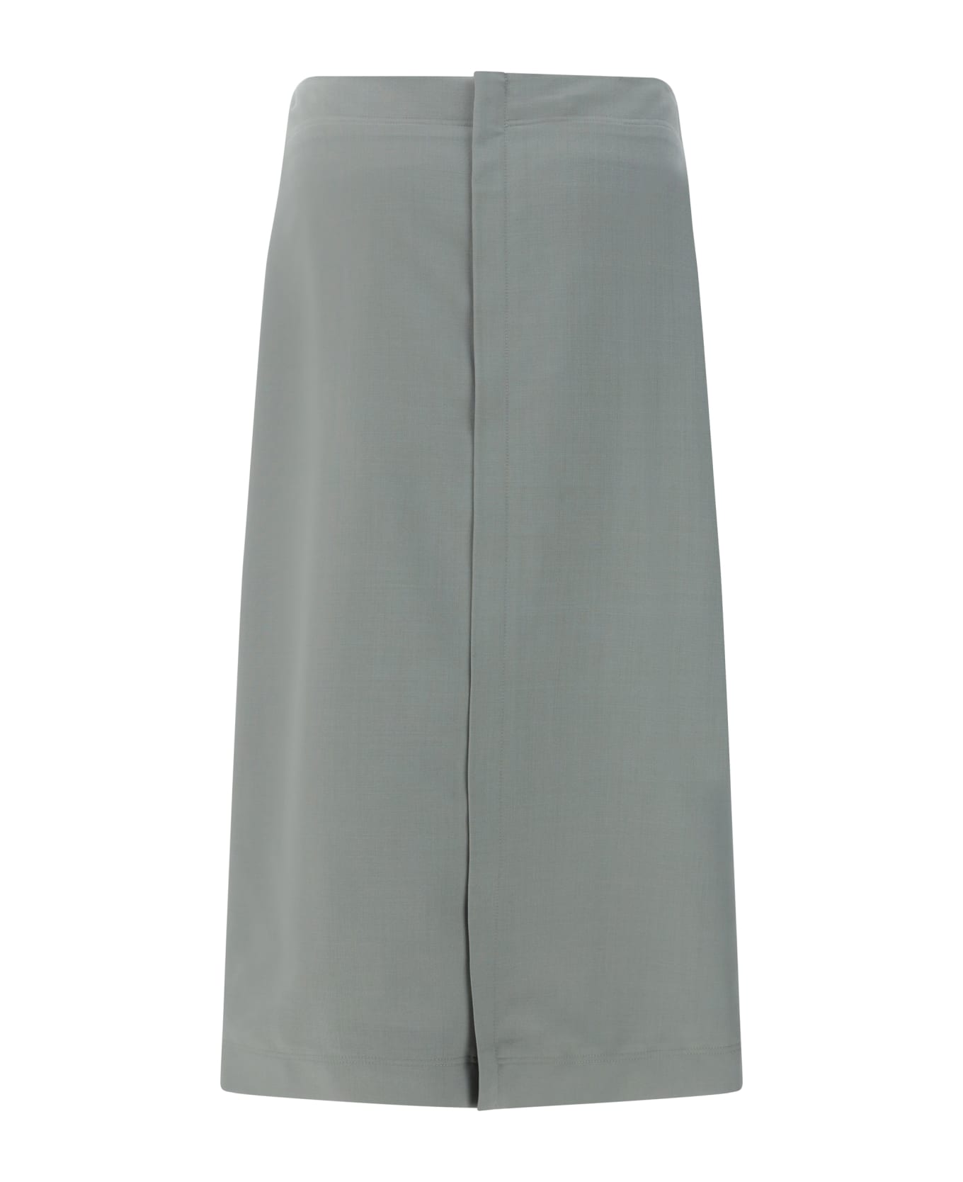 Fendi Light Grey Mohair Blend Skirt - Shadow