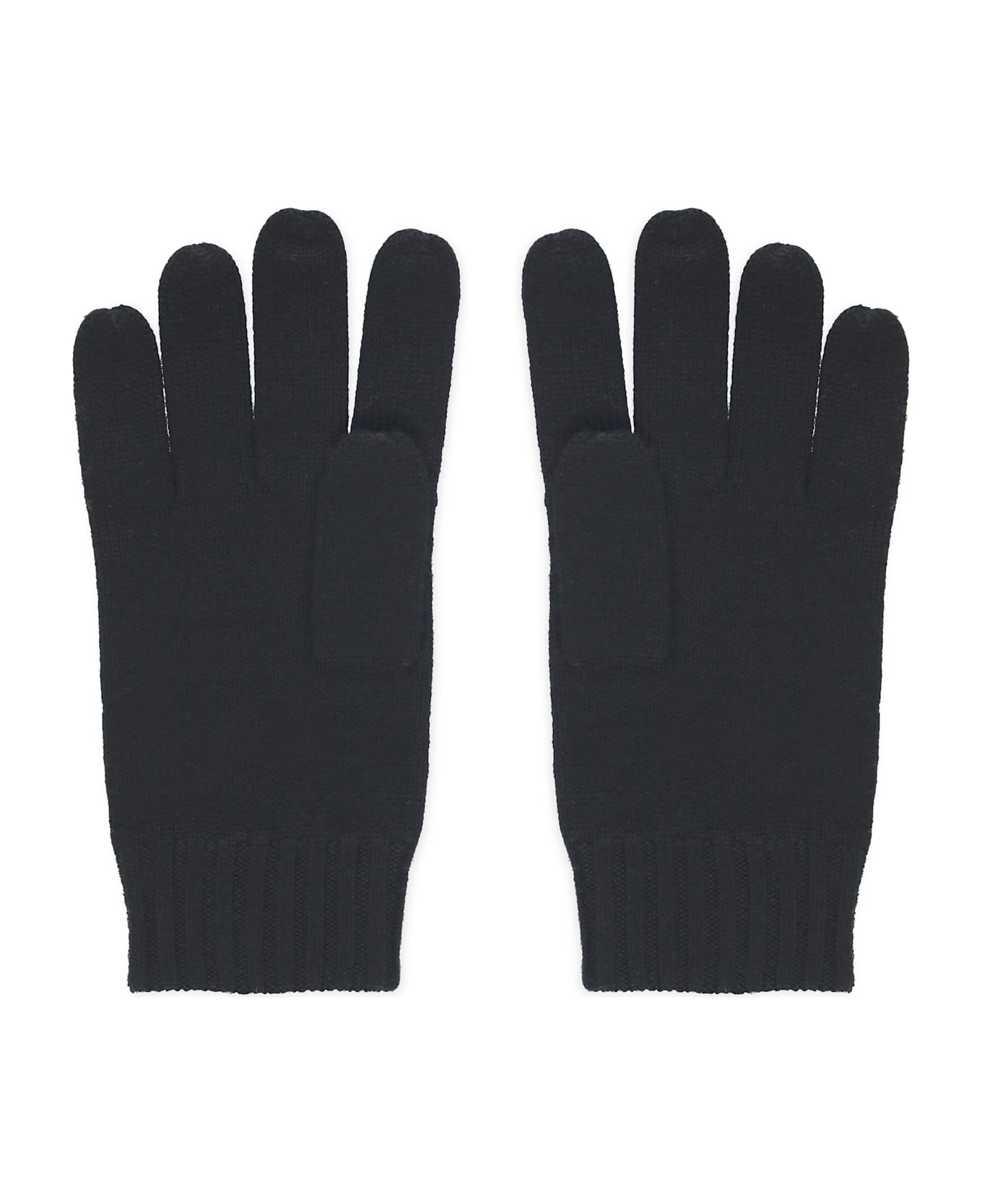 Ralph Lauren Pony Wool Gloves - Black