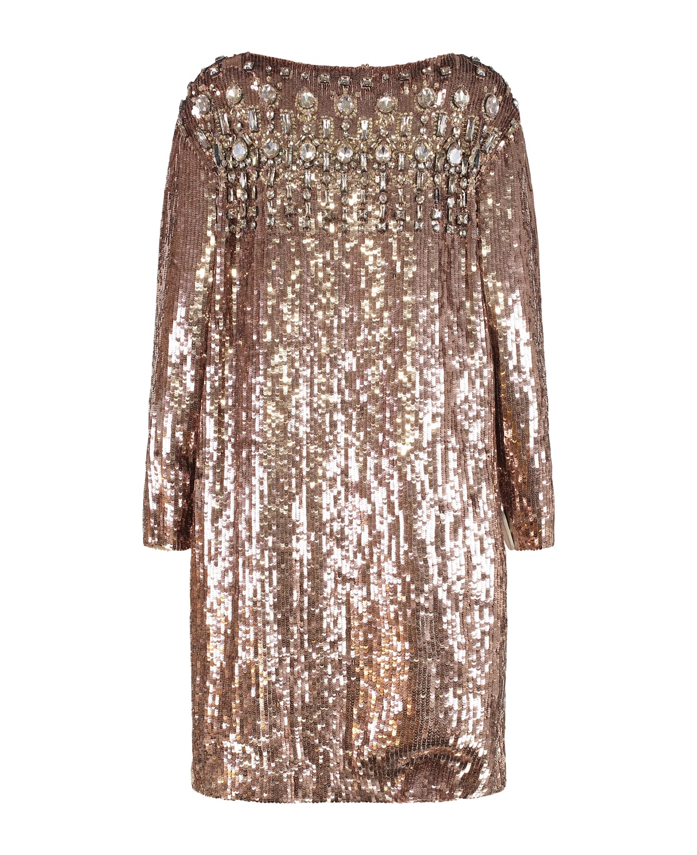 Alberta Ferretti Elegant Dress With Sequins - Pink