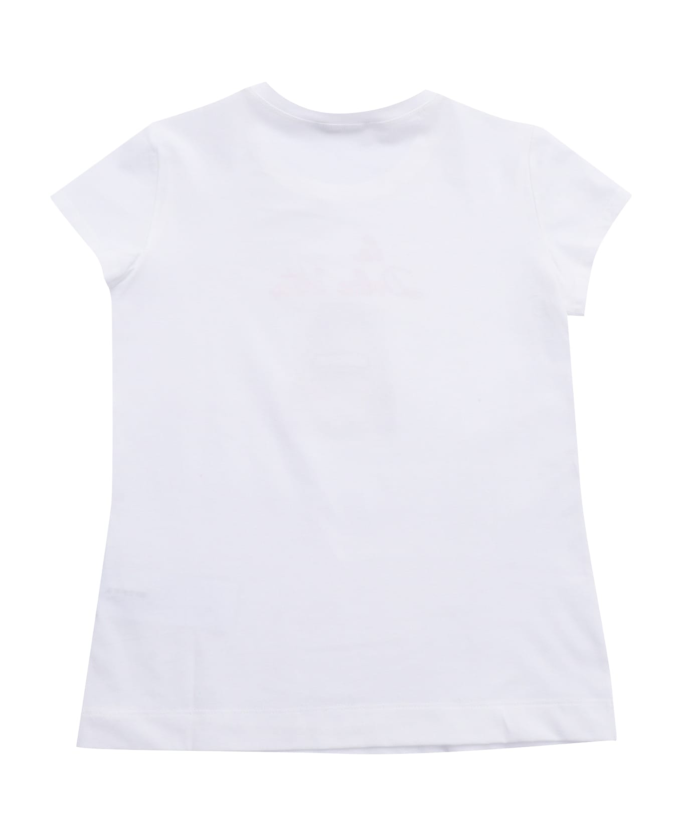Monnalisa La Dolce Vita Printed T-shirt - WHITE