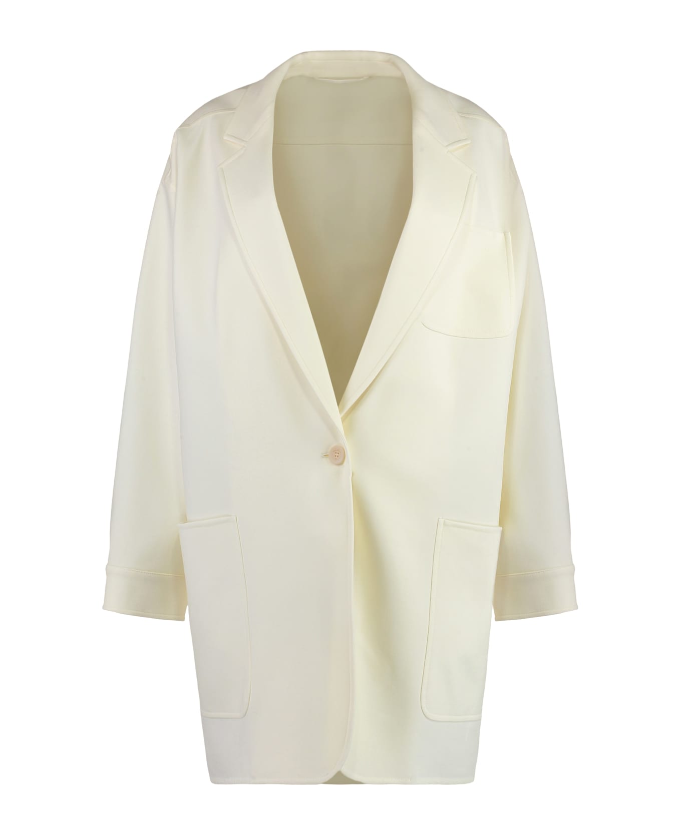 Max Mara Orlaya Virgin Wool Jacket - panna