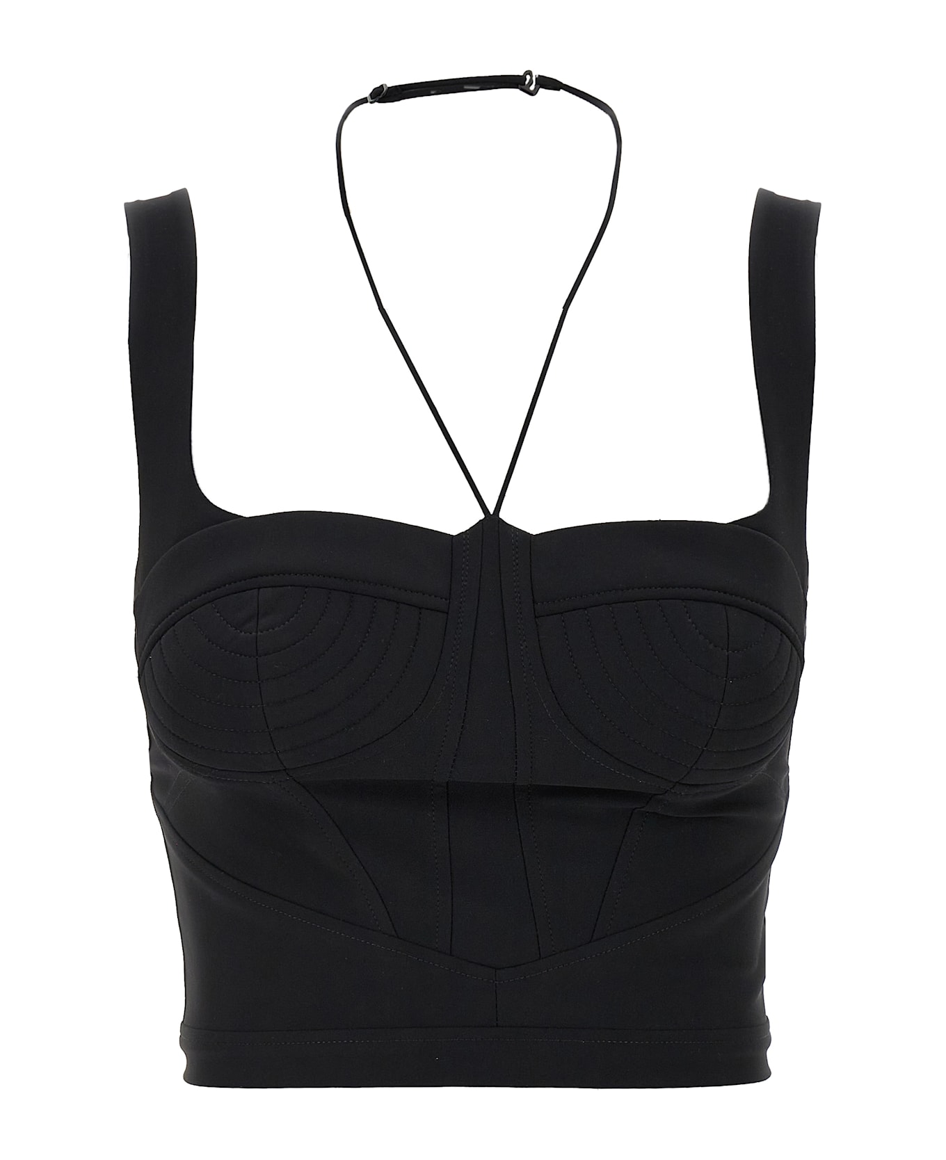 Nensi Dojaka Shaped Top - Black  