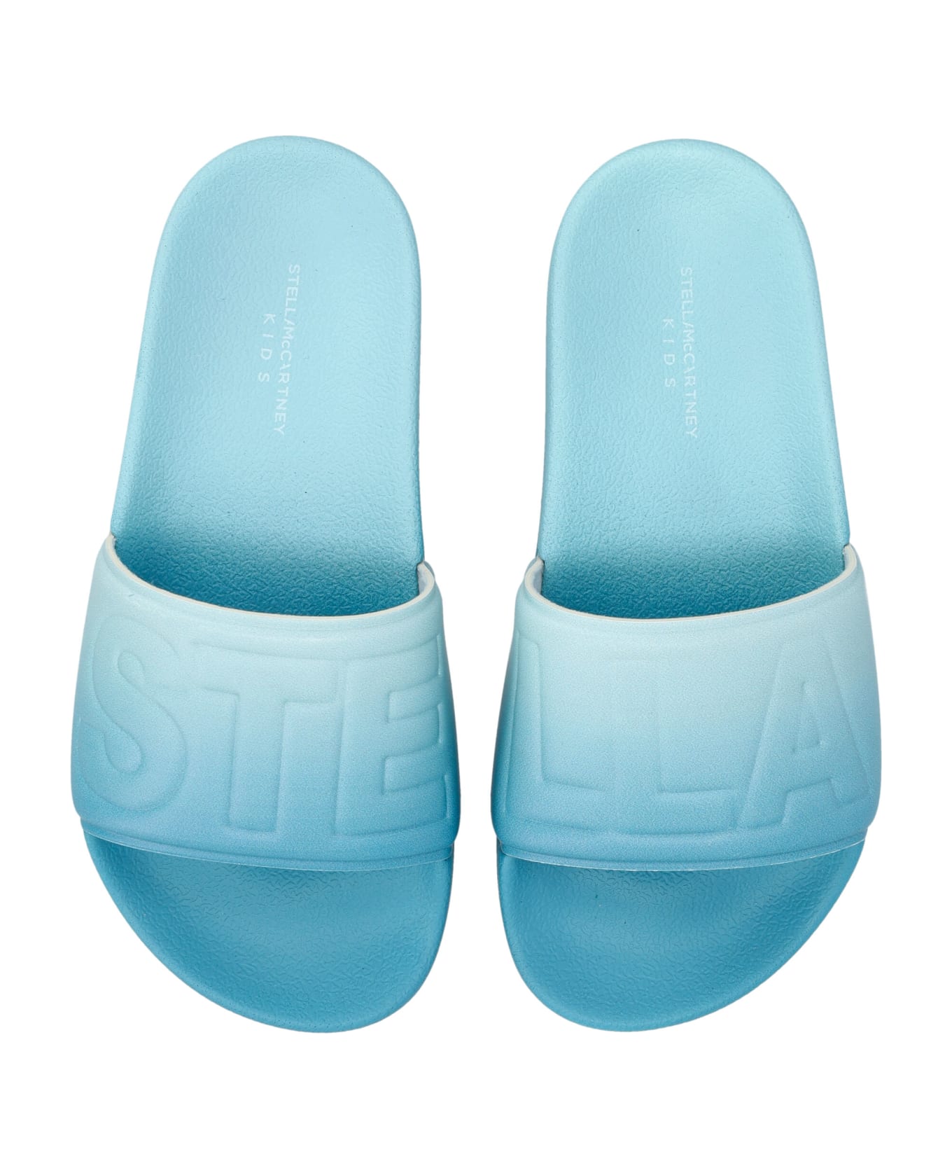 Stella McCartney Kids Logo Slides - BLUE
