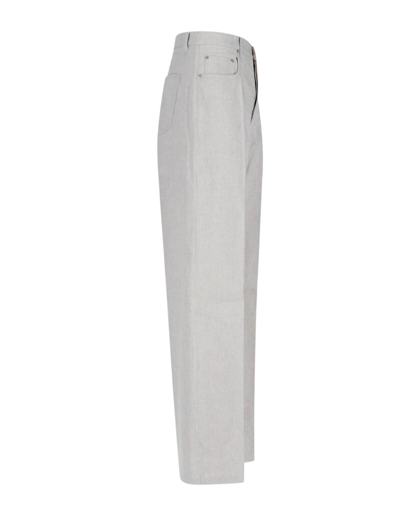 Rick Owens 'hollywood Geth' Straight Jeans - Gray