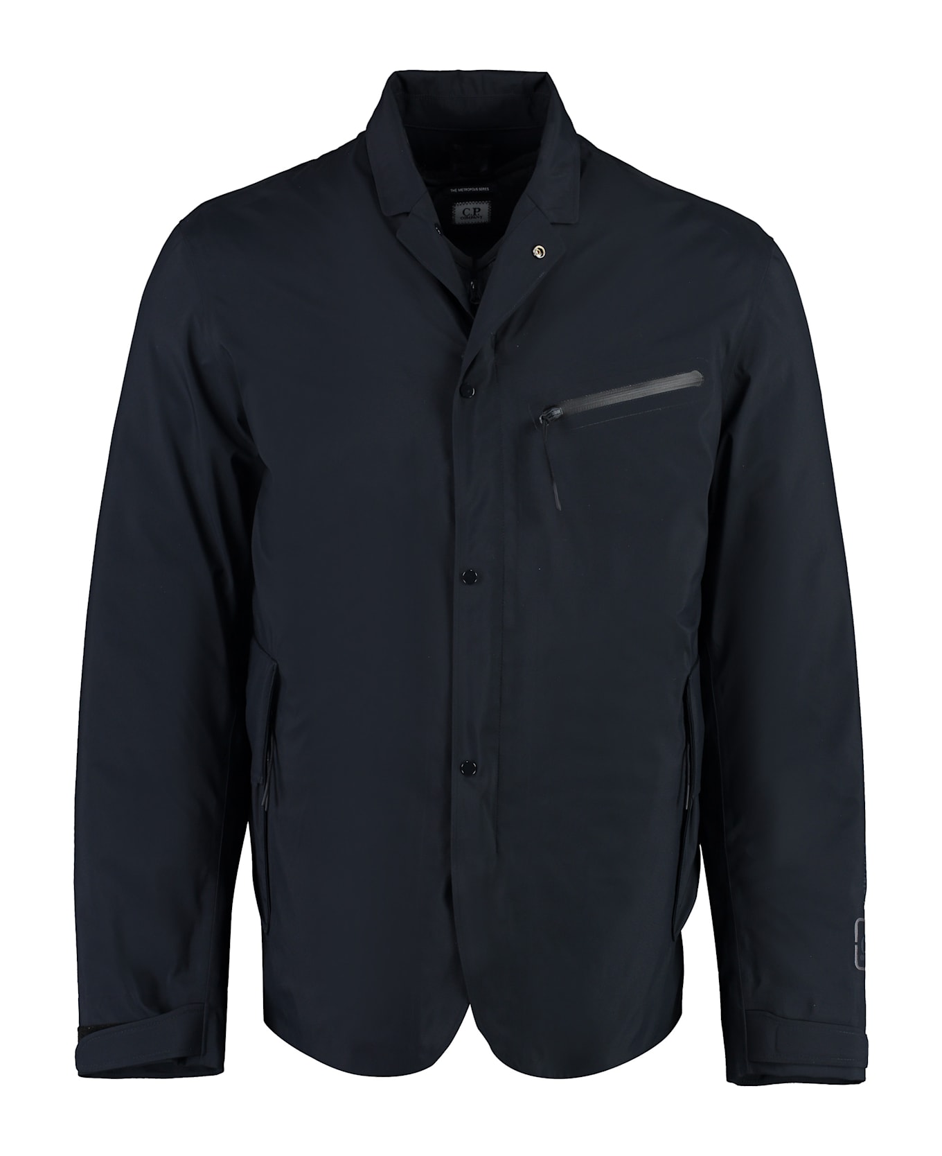 C.P. Company Technical Fabric Jacket With Internal Removable Down Jacket - blue