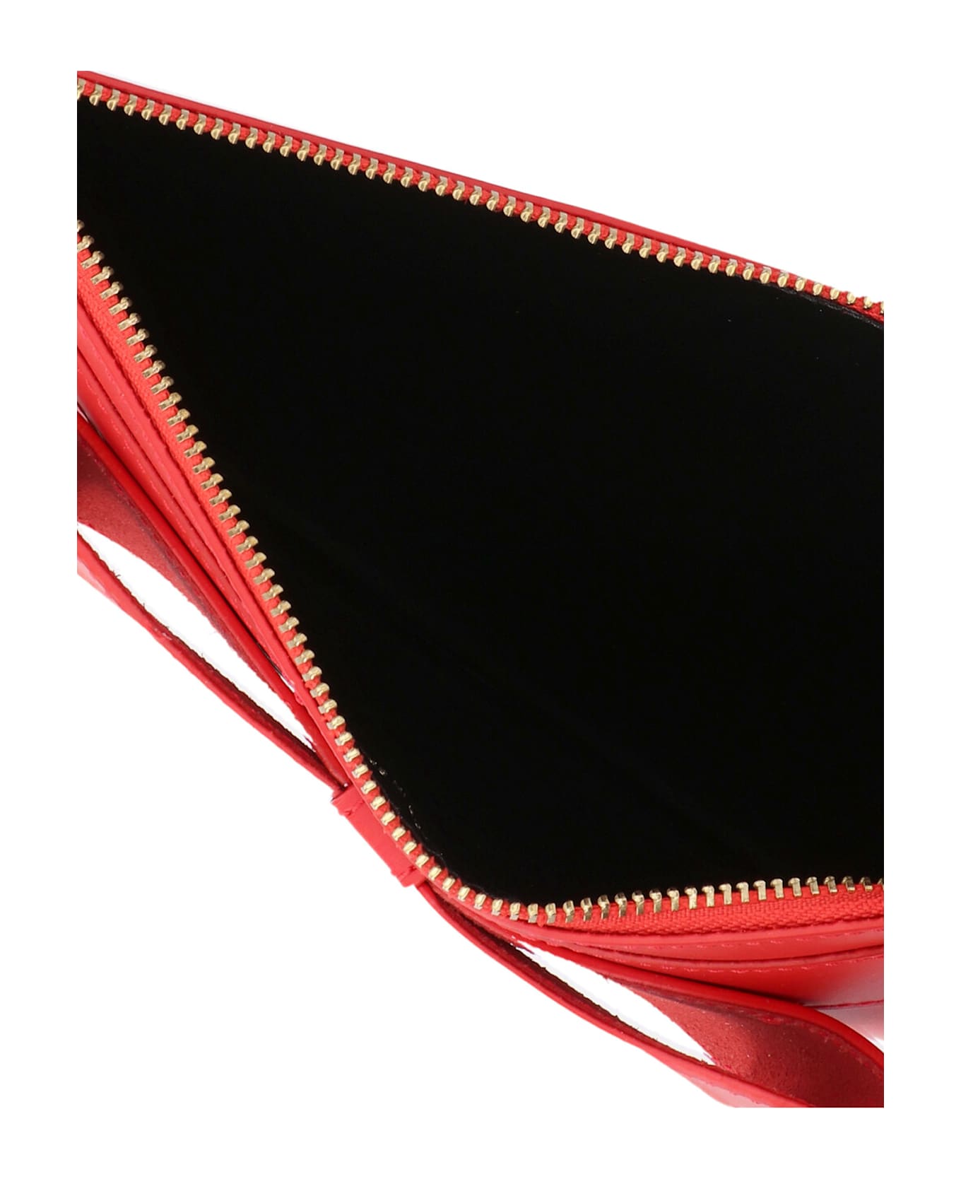 Comme des Garçons Wallet "big Bow" Pouch - Red