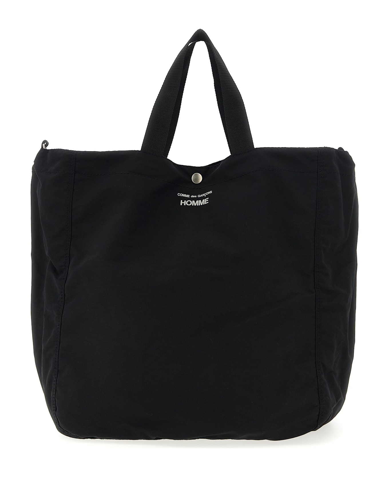 Comme des Garçons Homme Logo Shopping Bag - Black  