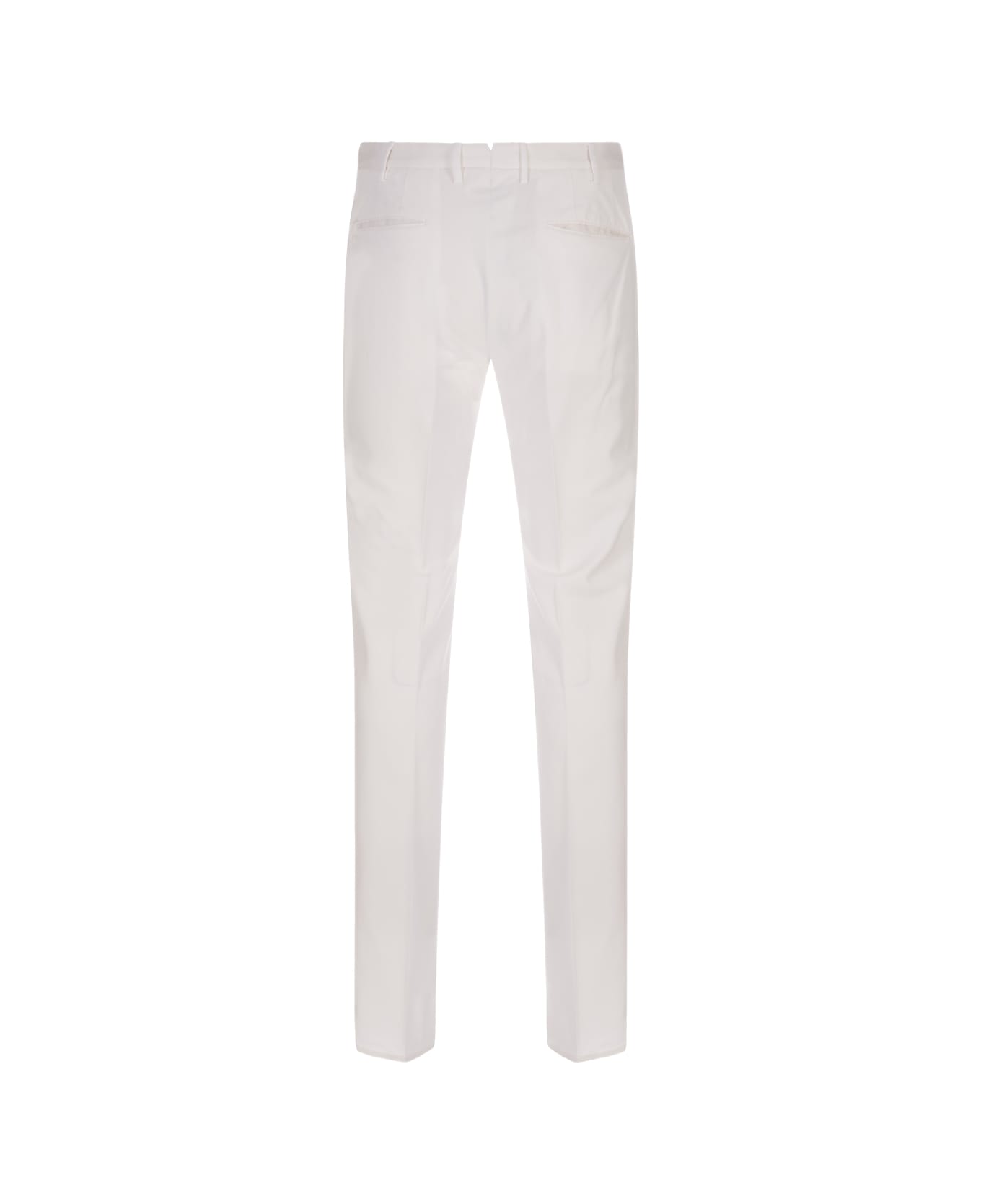 Incotex White Venezia 1951 Slim Fit Trousers