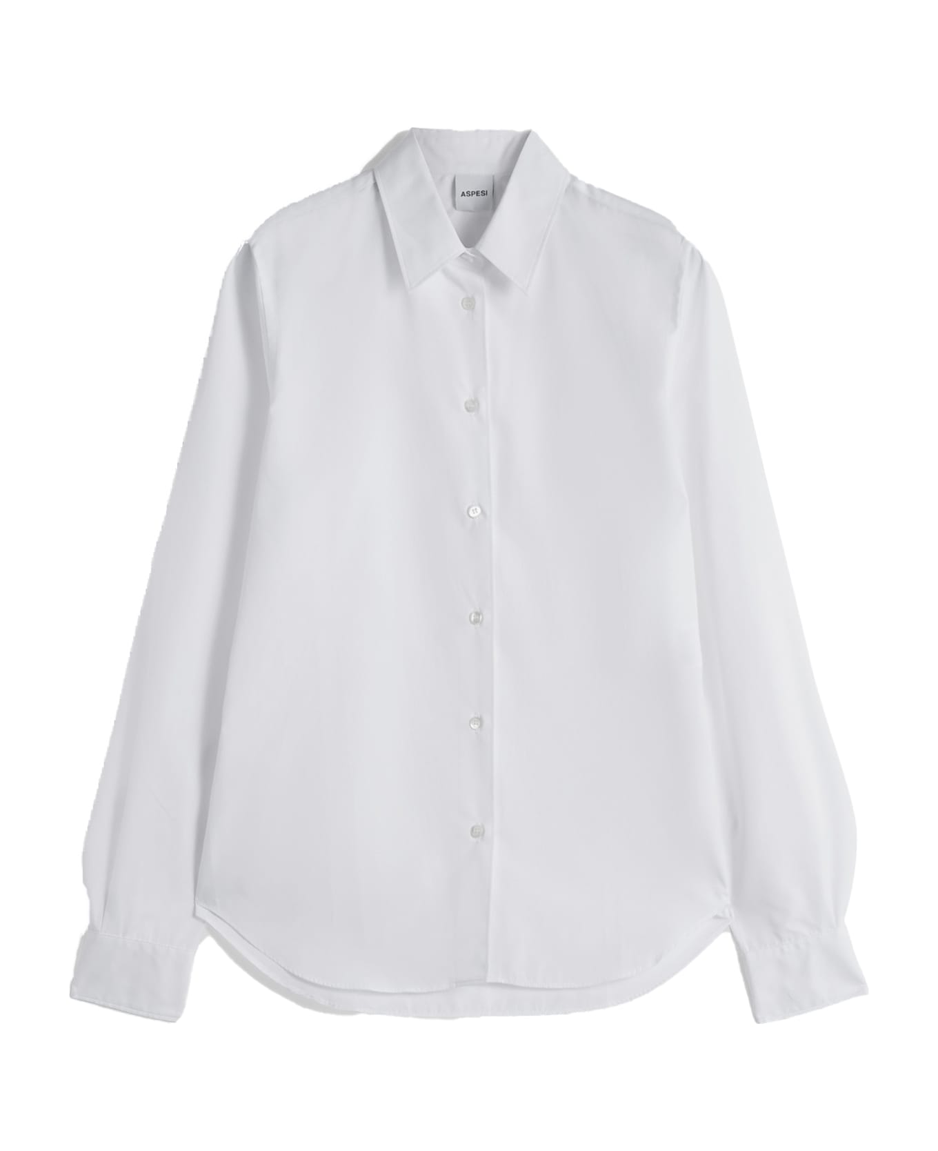 Aspesi White Long-sleeved Shirt - BIANCO