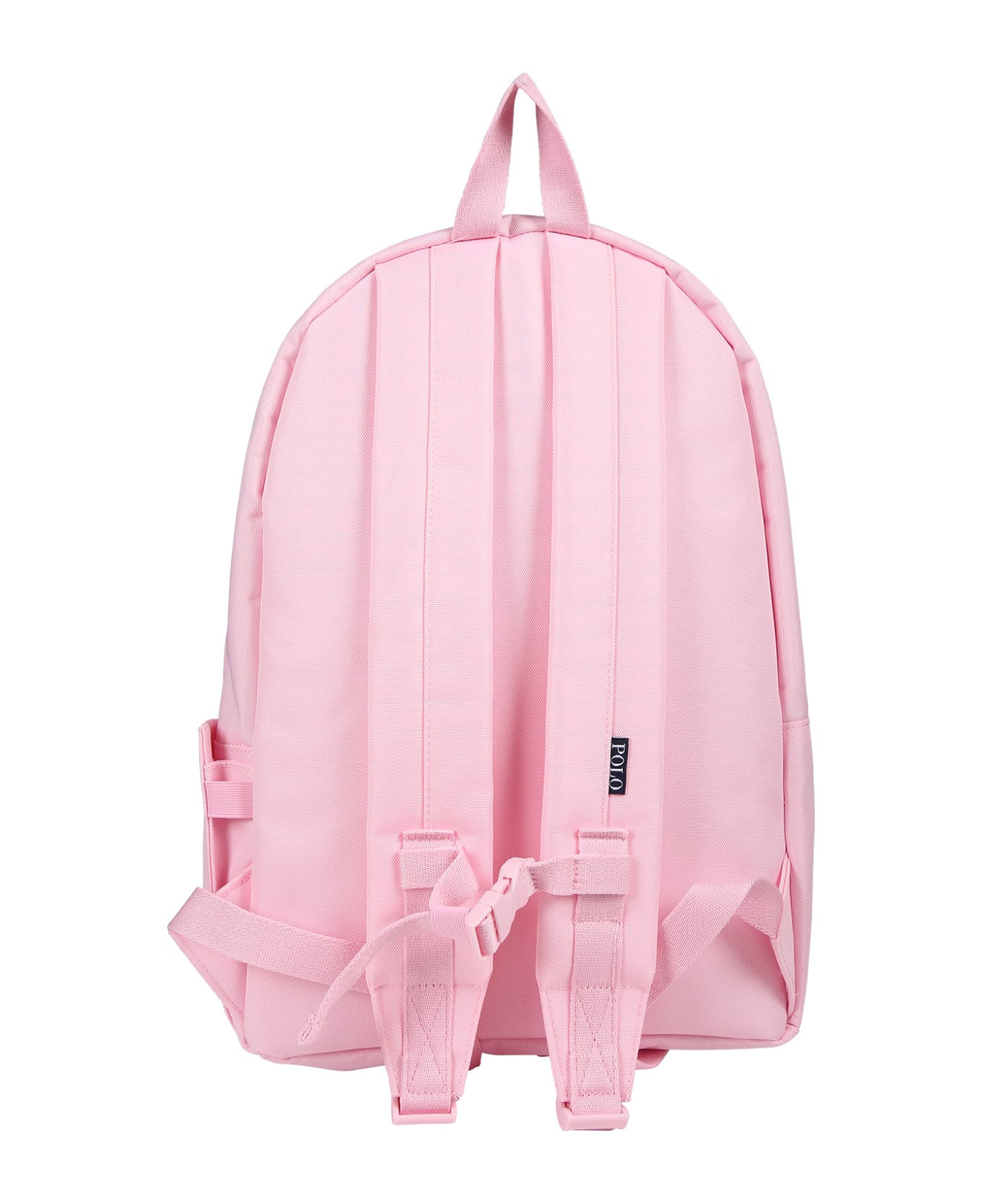 Ralph Lauren Pink Backpack For Kids - Pink