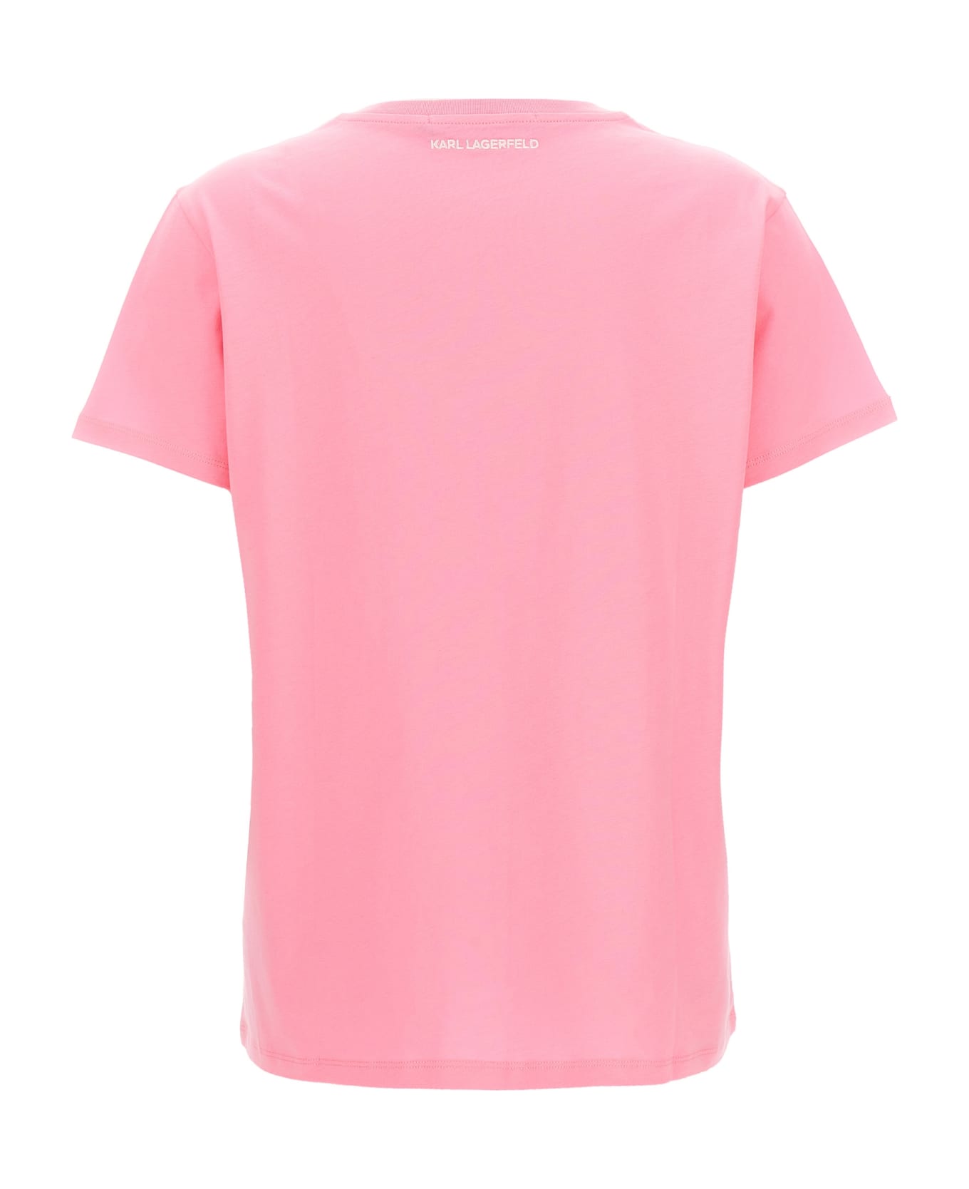 Karl Lagerfeld Logo T-shirt - Pink Tシャツ