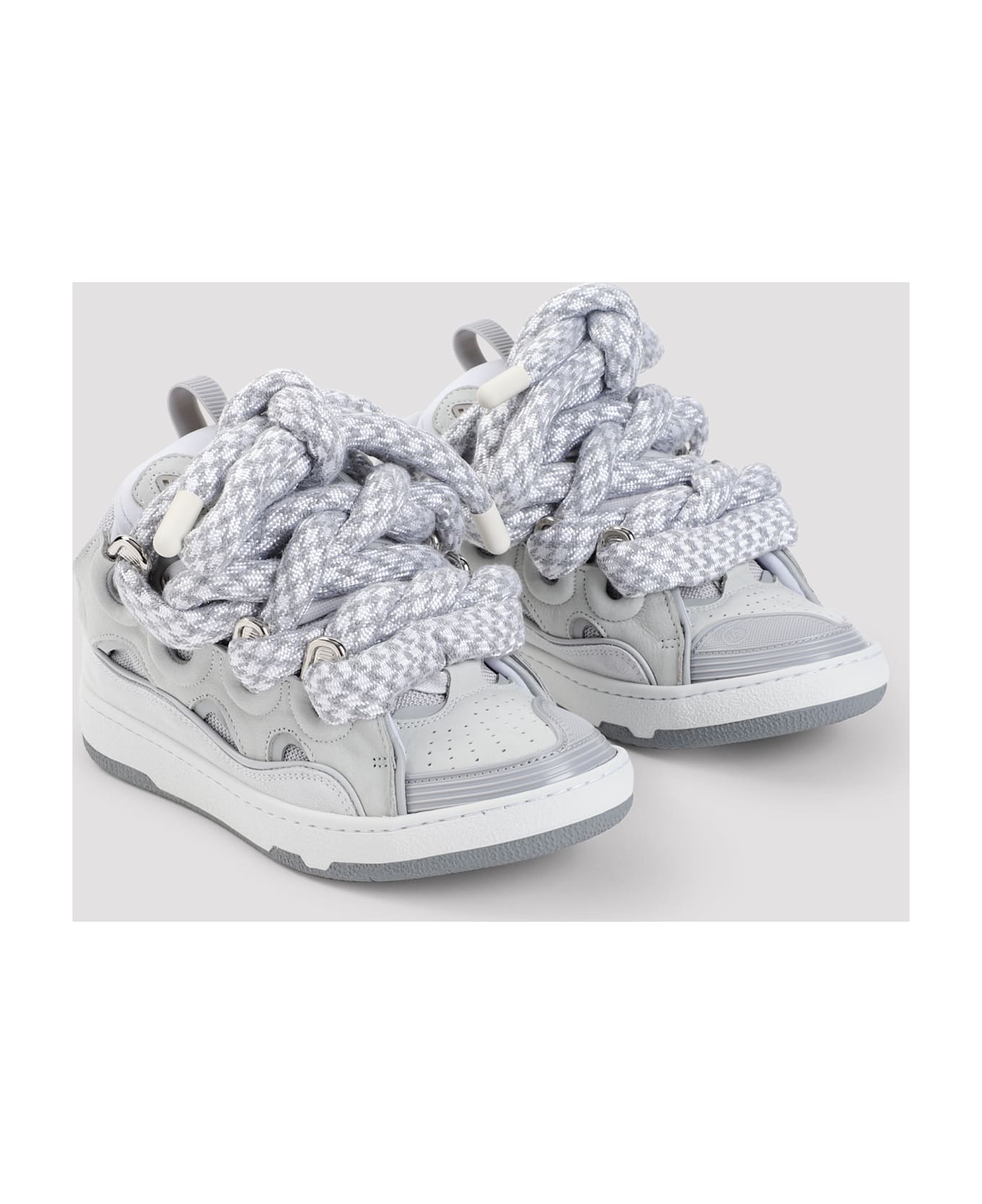 Lanvin Curb Sneakers - White