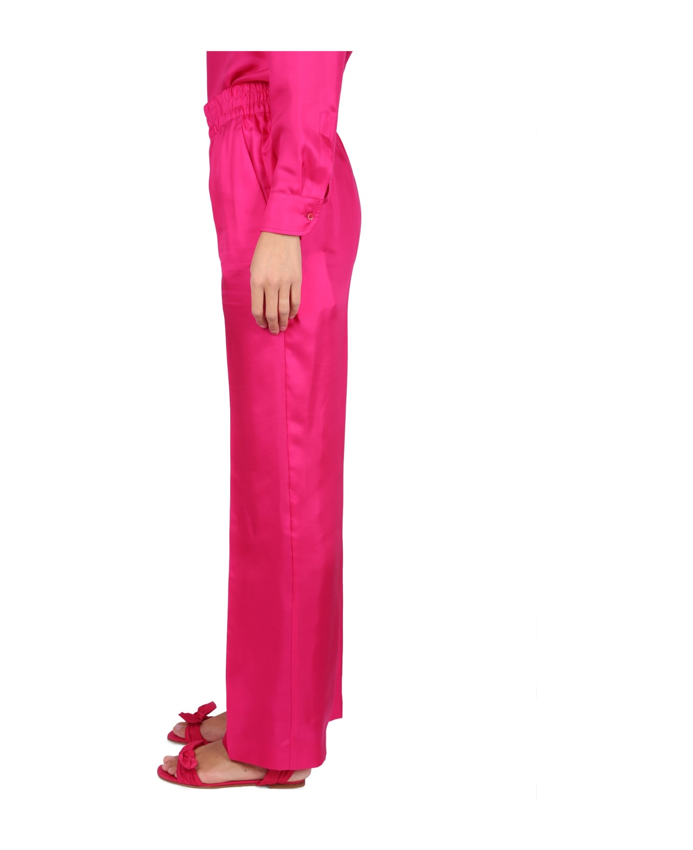 RED Valentino Silk Pants - FUCSIA