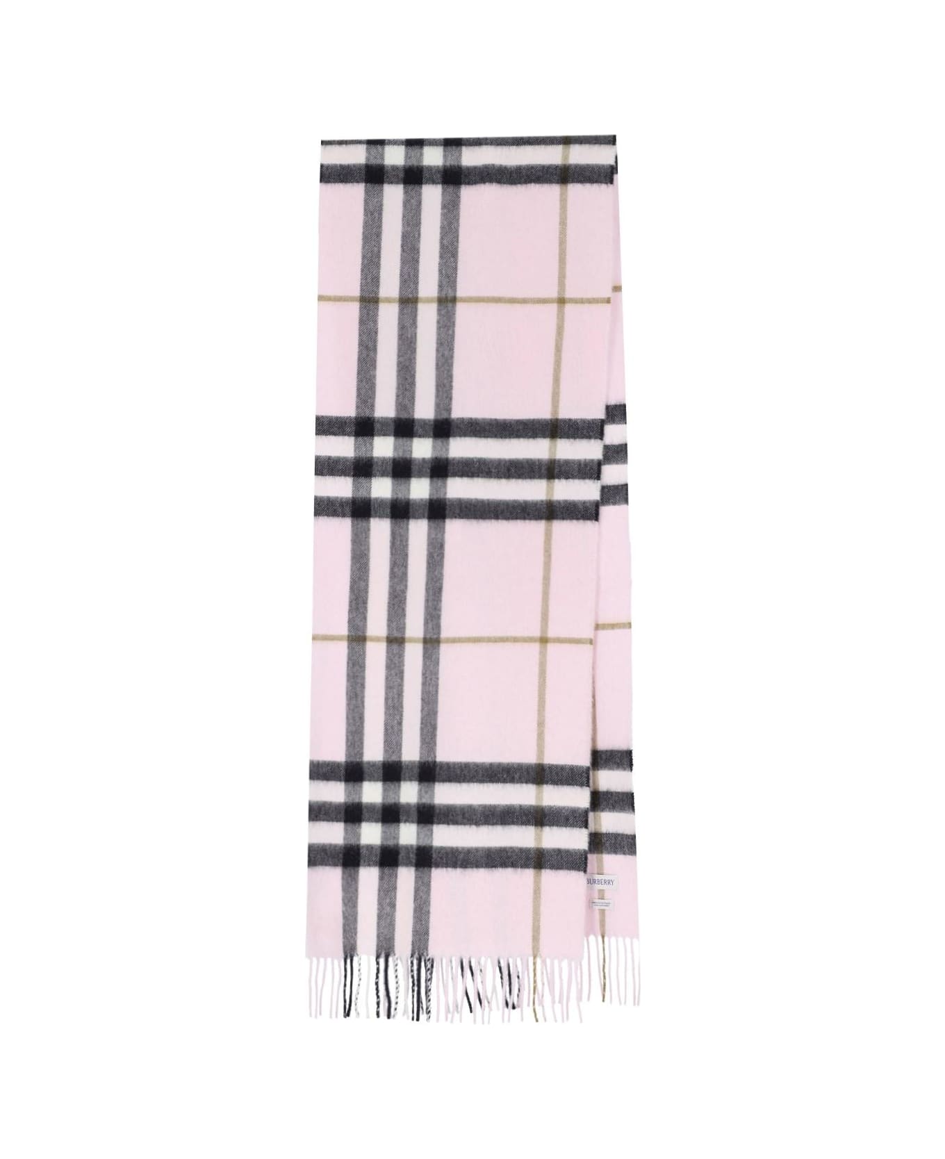Burberry 'check' Scarf - Pale Candy Pink スカーフ＆ストール